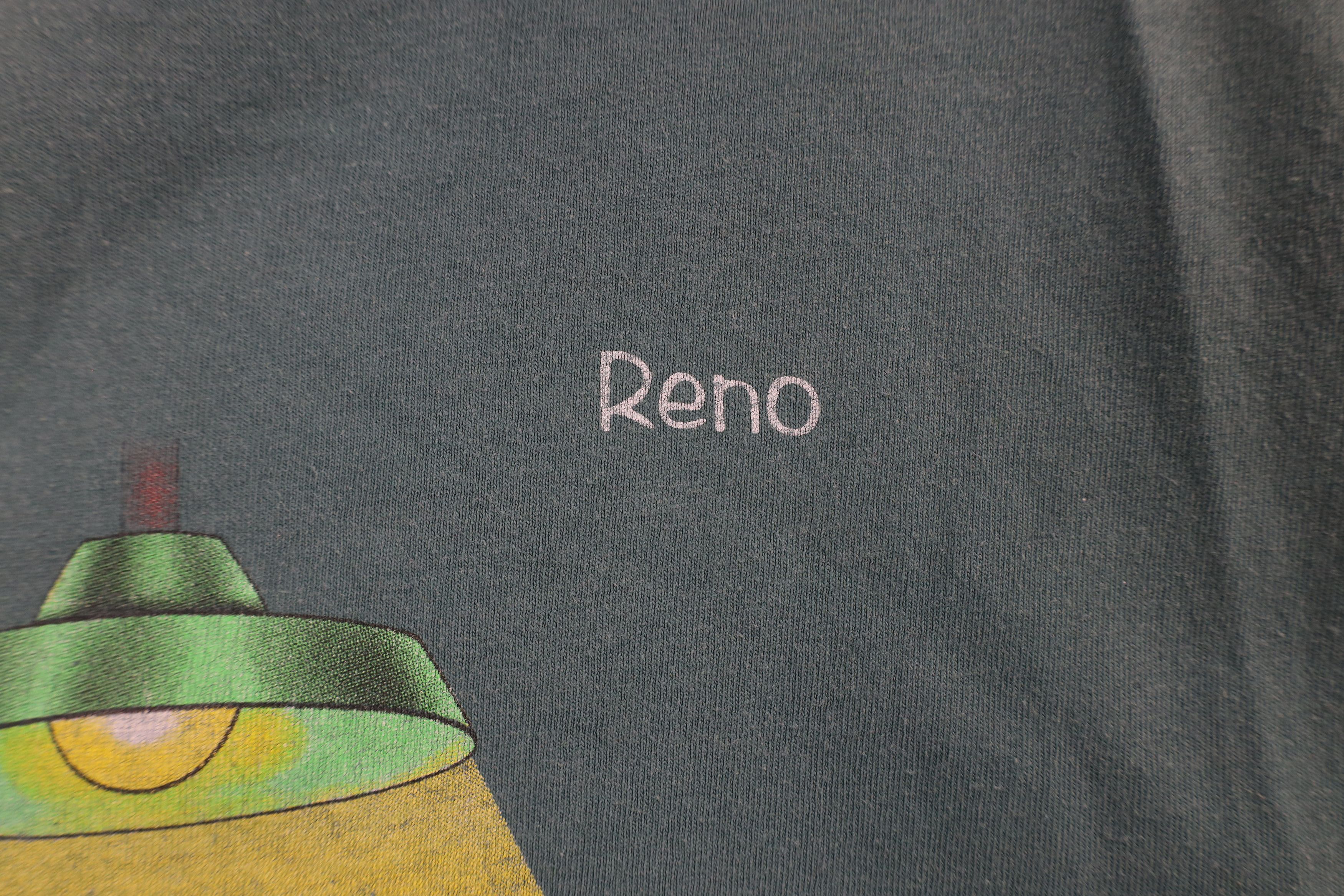 Vintage Vintage 90s Looney Tunes Fowl Play Poker Reno Nevada T-Shirt Size US L / EU 52-54 / 3 - 4 Thumbnail