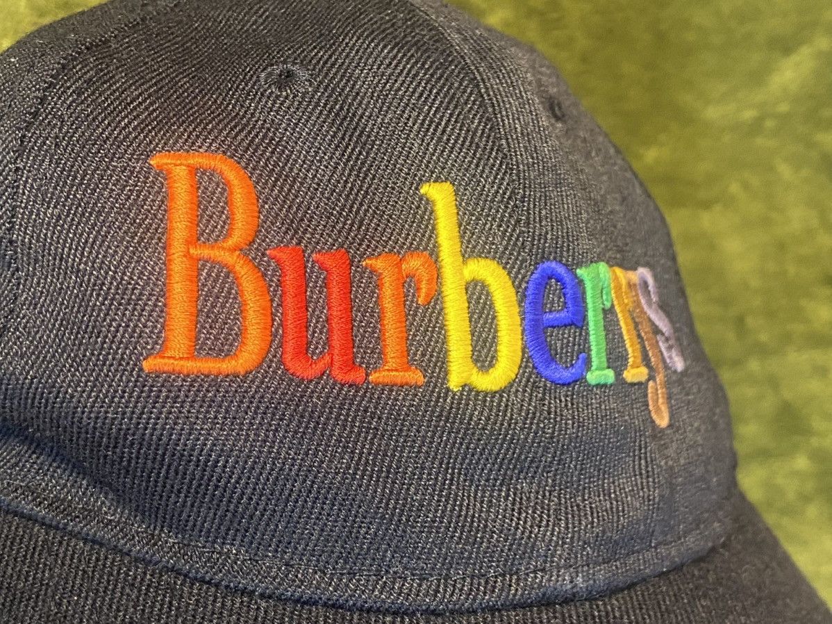 Burberry Vintage burberrys rainbow embroidery cap Size ONE SIZE - 11 Thumbnail