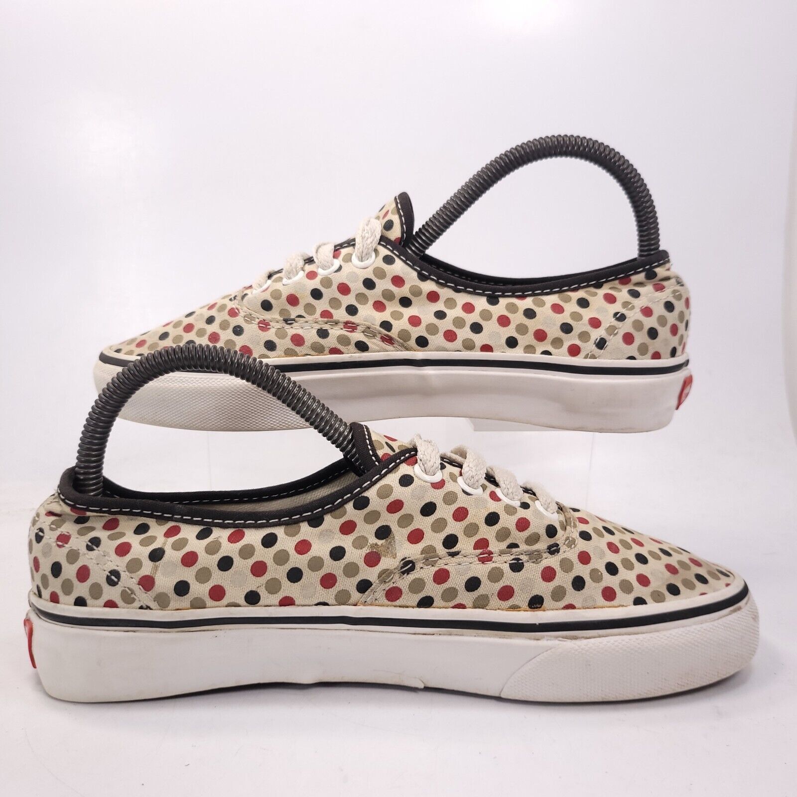 Vans Vans Off the Wall Shoe Women Size 7.5 Mens 6 White Black Red Size US 7.5 / IT 37.5 - 6 Thumbnail