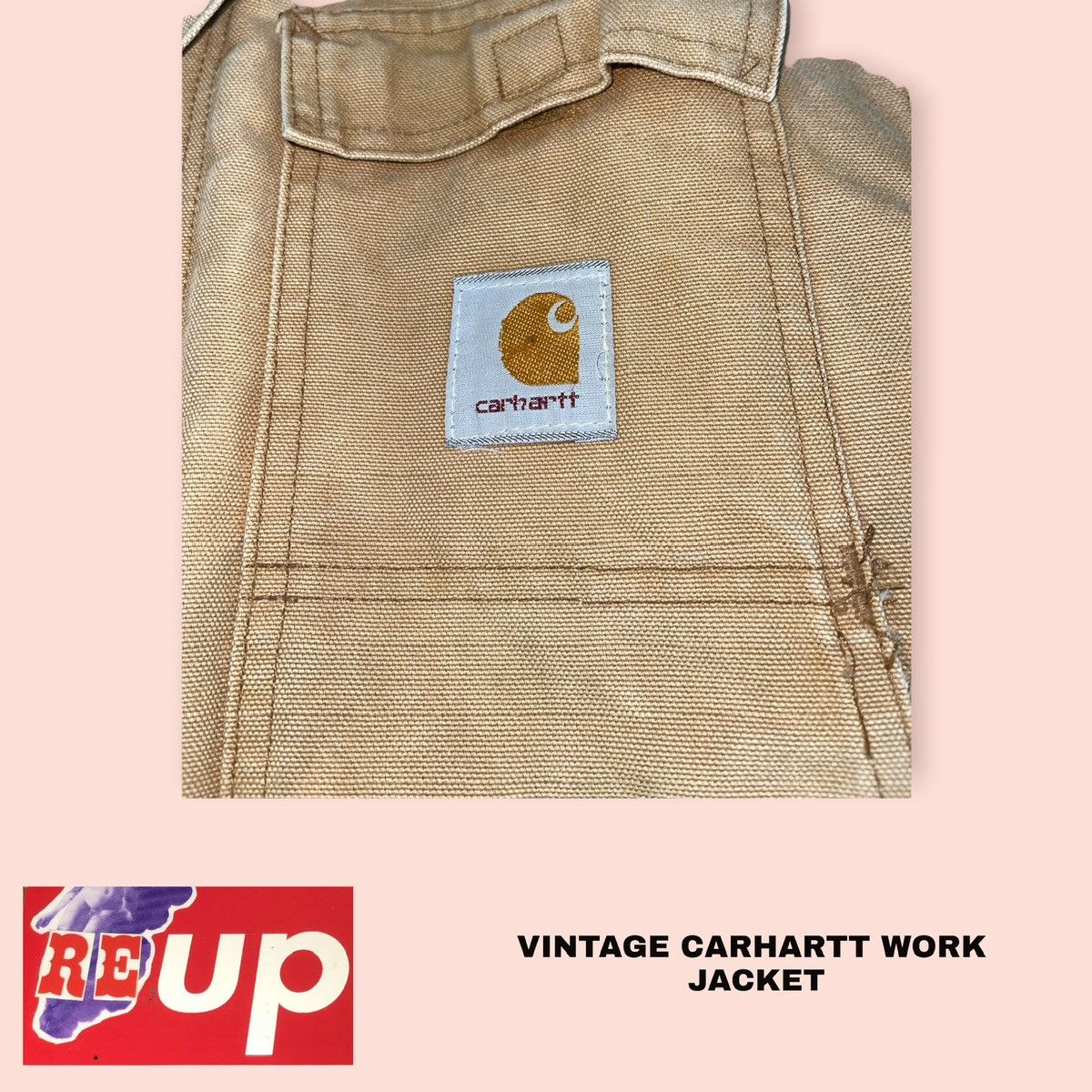 Carhartt × Vintage Vintage Carhartt Work Jacket Size US XL / EU 56 / 4 - 5 Thumbnail