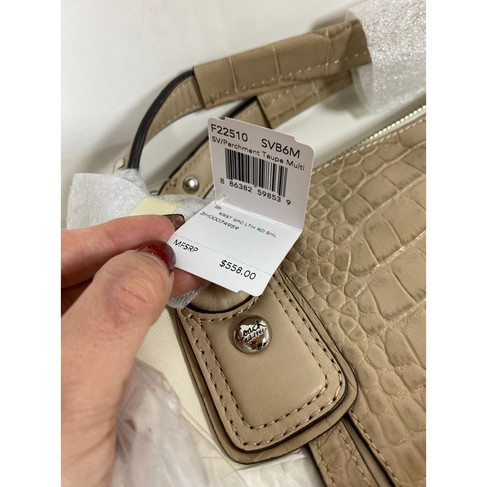 Coach Coach Kristin Spectator Leather Round Satchel NWT Size ONE SIZE - 8 Thumbnail