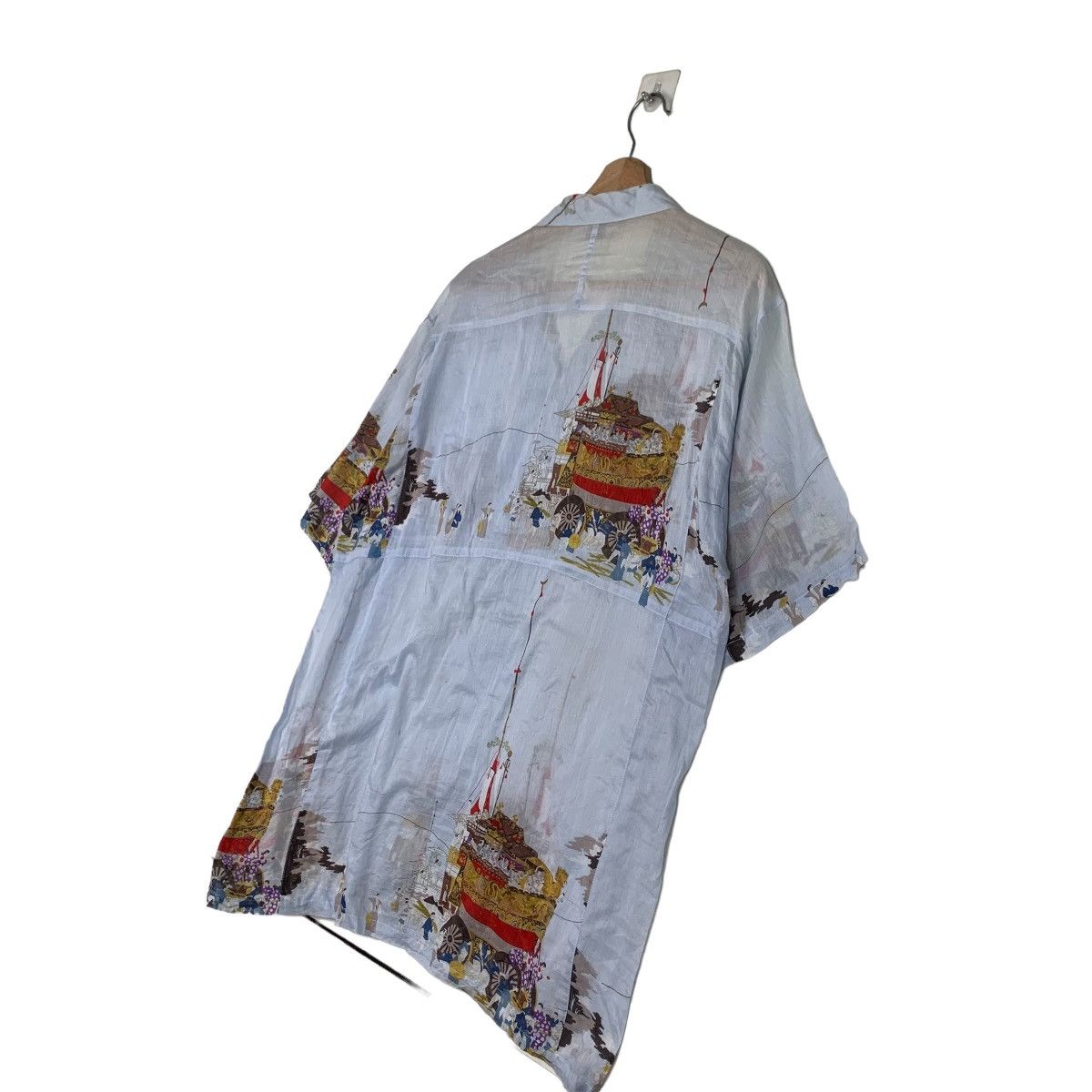 Vintage ART JINN Cotton Shirt #0162-C8 Size US L / EU 52-54 / 3 - 9 Thumbnail