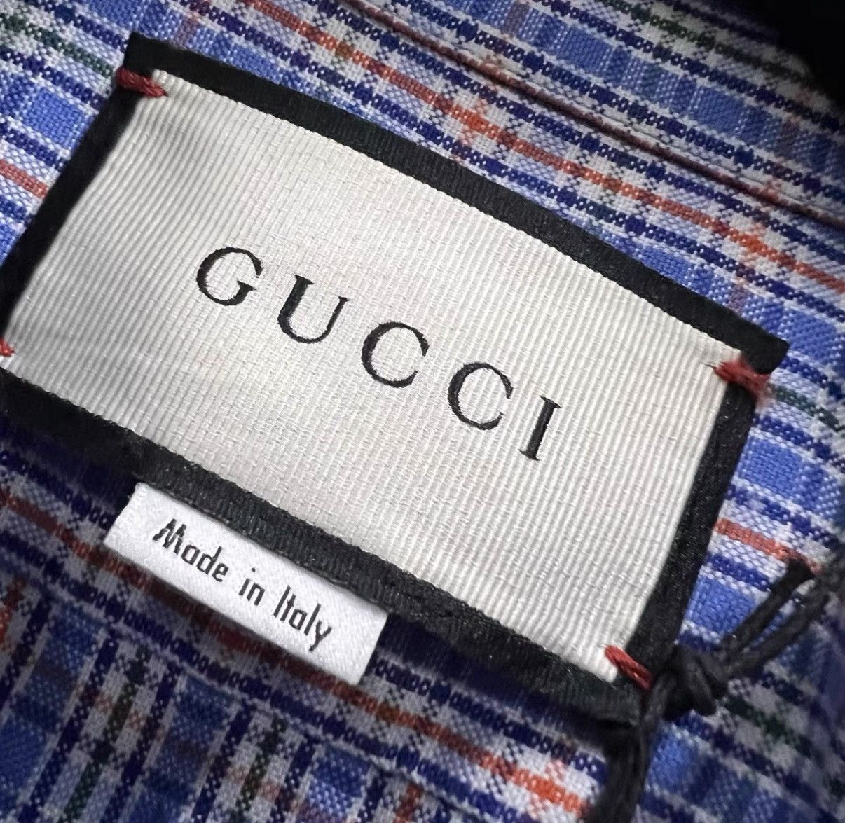 Gucci Gucci Pig Embroidery Plaid Shirt J41 Size US S / EU 44-46 / 1 - 5 Thumbnail