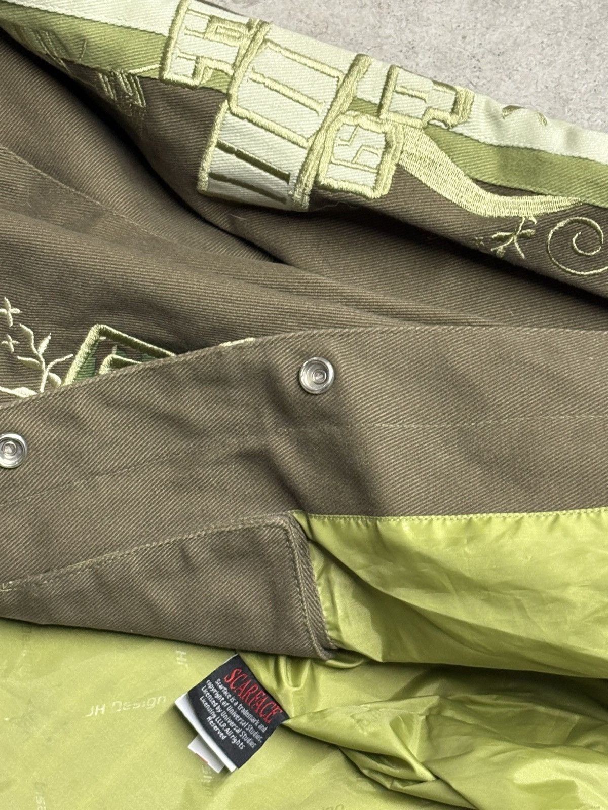 Jeff Hamilton 90s Jeff Hamilton Camo Scarface NASCAR Jacket Size US XL / EU 56 / 4 - 3 Thumbnail