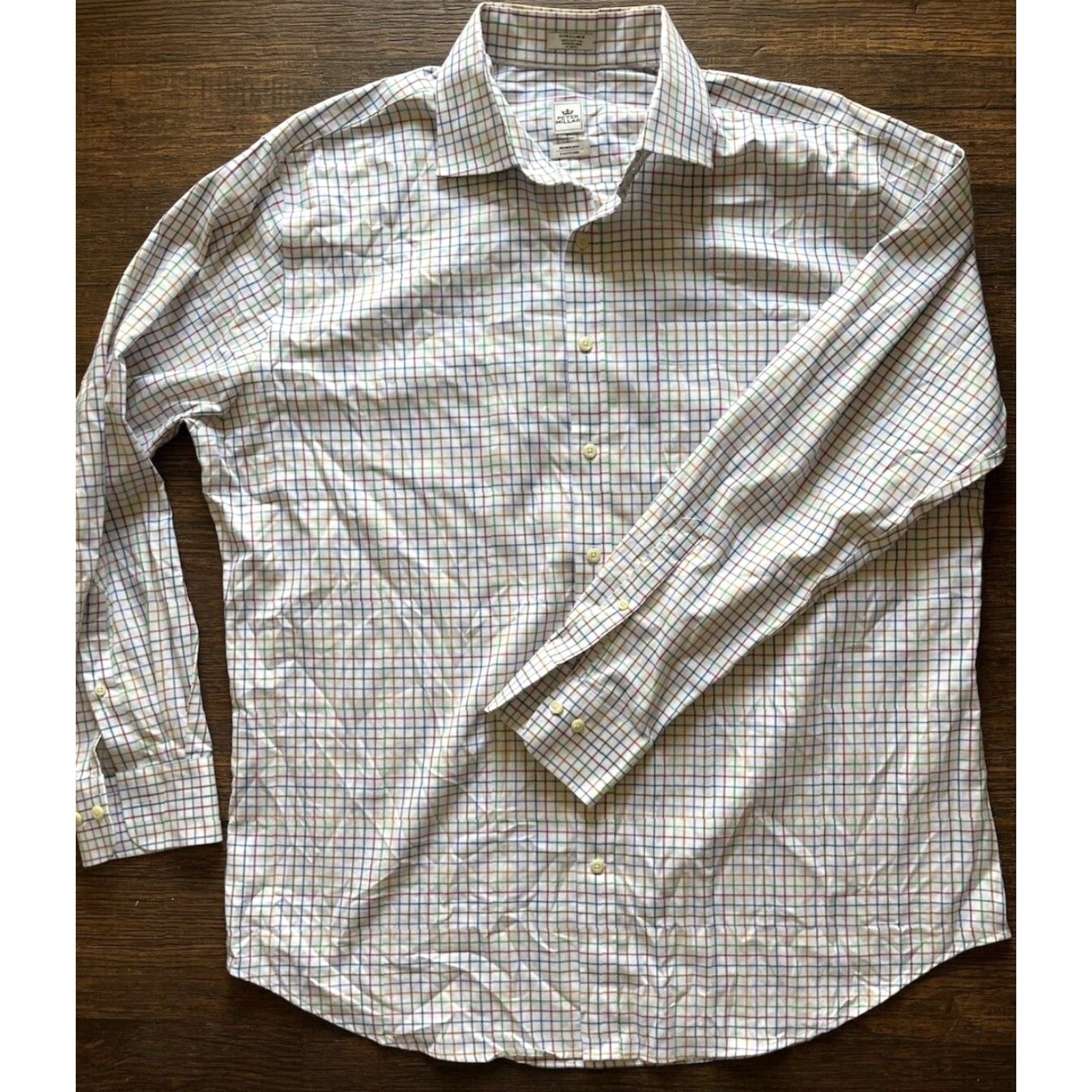 Peter Millar Peter Millar Multicolor Striped Button-Down Shirt XL Men’s Casual Classic Pocket Shirt Size US XL / EU 56 / 4 - 5 Thumbnail