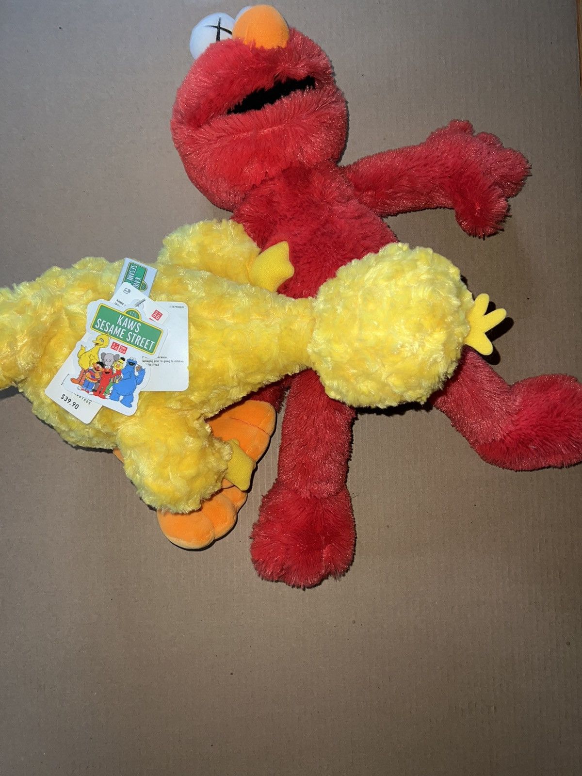 Kaws × Uniqlo Kaws x Uniqlo Sesame Street Elmo + Big Bird Size ONE SIZE - 2 Thumbnail
