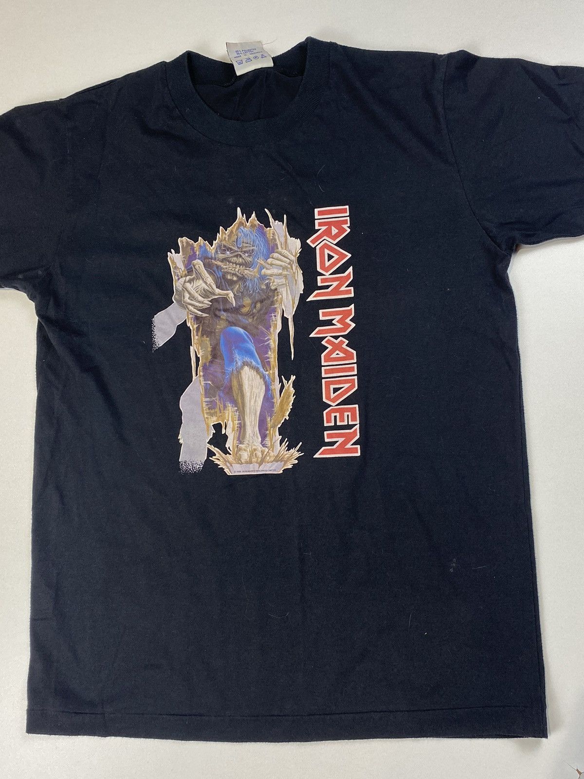 Band Tees × Vintage Vintage 1986 Iron Maiden Band Tee - M Size US M / EU 48-50 / 2 - 8 Thumbnail