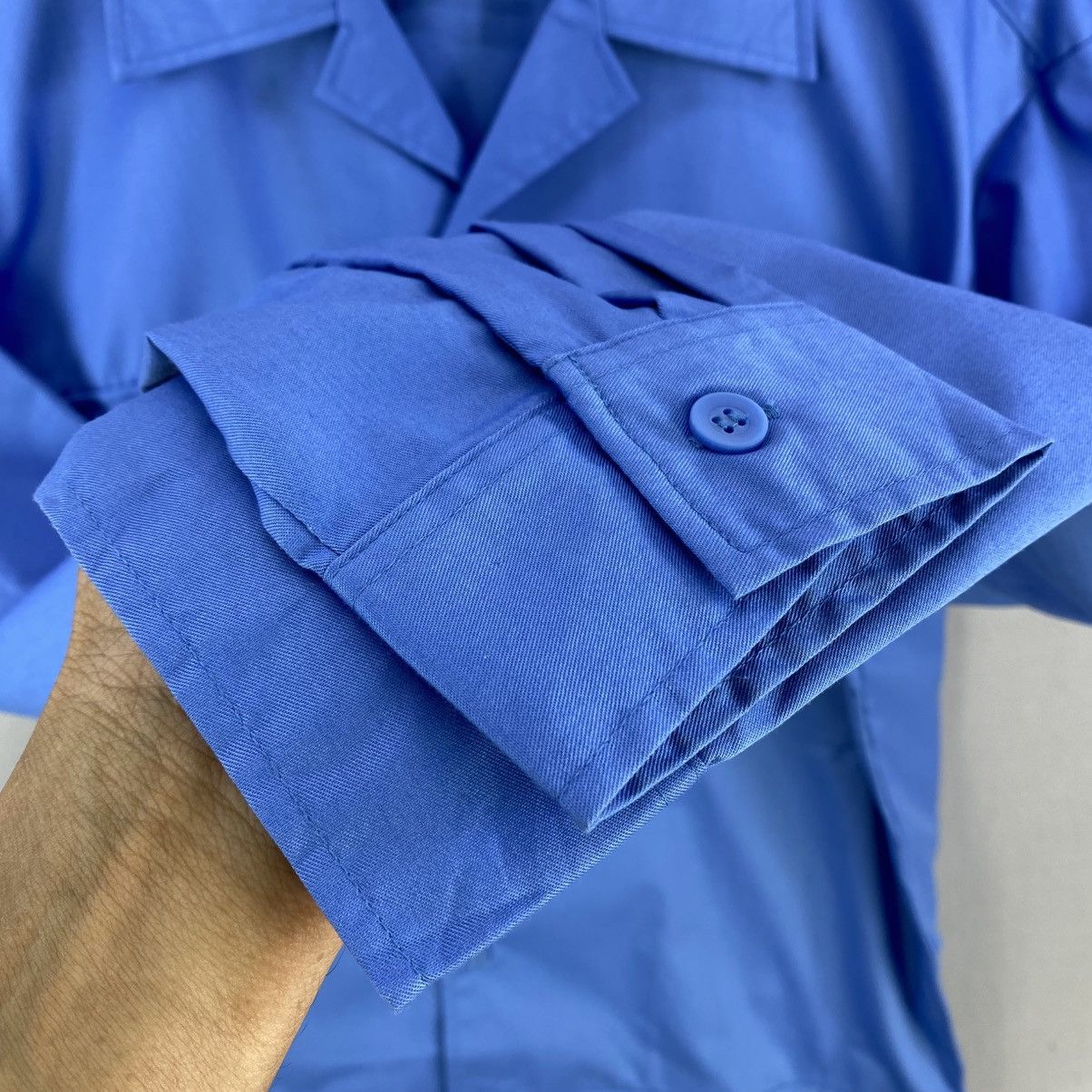 Japanese Brand Vintage Mitsubishi Motors Workwear Shirt Size US L / EU 52-54 / 3 - 8 Thumbnail