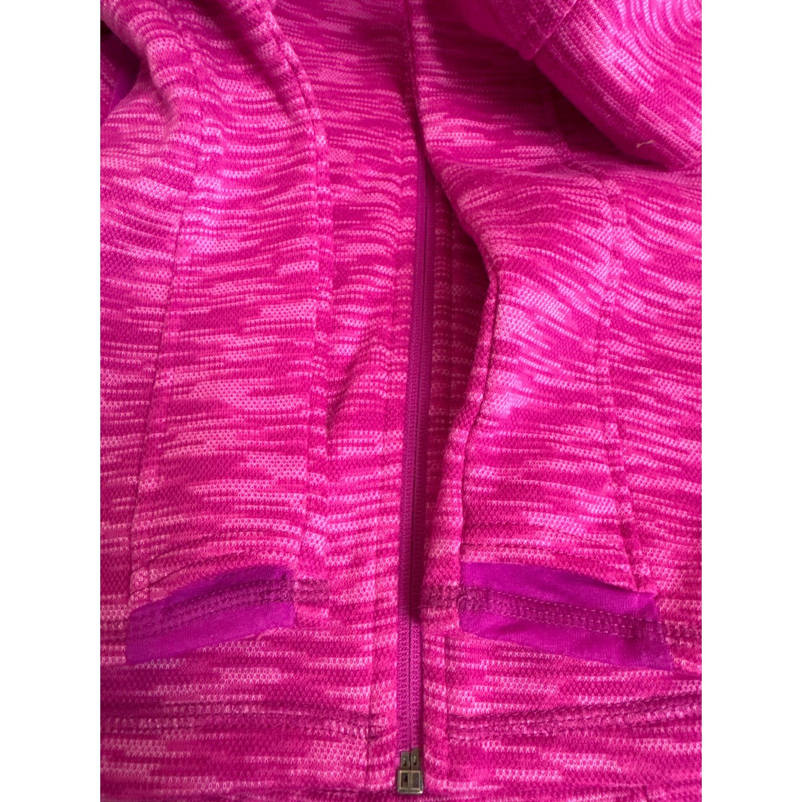 Tek Gear Tek Gear Small Pink Long Sleeves Thumb Holes Full Zip Jacket Size S / US 4 / IT 40 - 8 Thumbnail