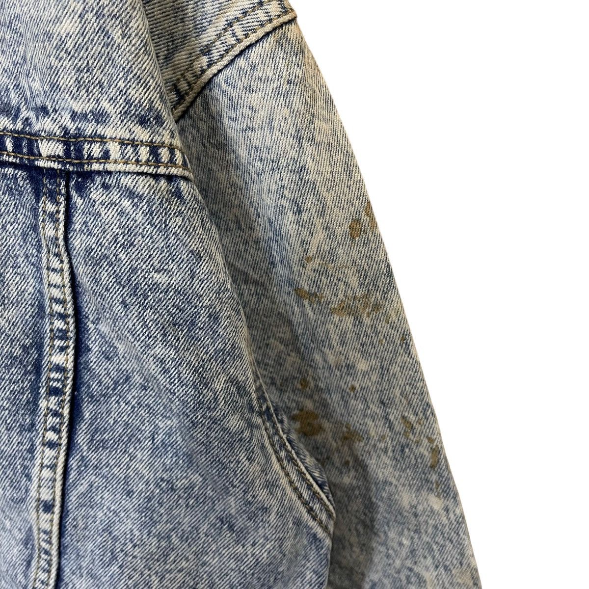 Edwin × Vintage 90s Gold Rush By Edwin Acid Wash Trucker Denim Jacket Size US M / EU 48-50 / 2 - 10 Thumbnail