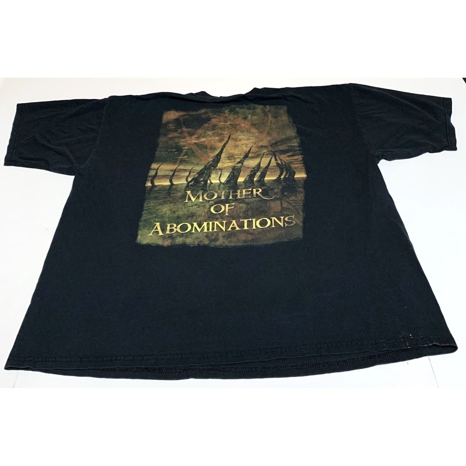 Gildan Cradle of Filth Mother of Abominations T Shirt 2 Sided XXL Distressed Black Short Sleeve Crew Neck Men 2XL Graphic Tee Music Vintage 2000s Size US XXL / EU 58 / 5 - 3 Thumbnail