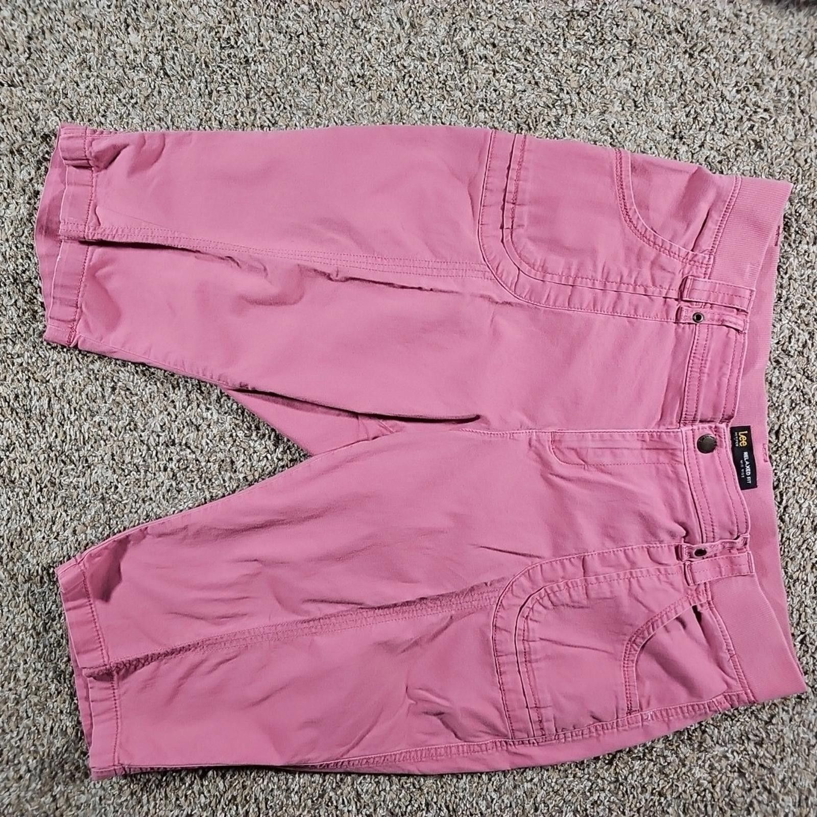 Lee Lee Relaxed Fit 16P Pink Capris Size 38" / US 16 / IT 52 - 1 Thumbnail