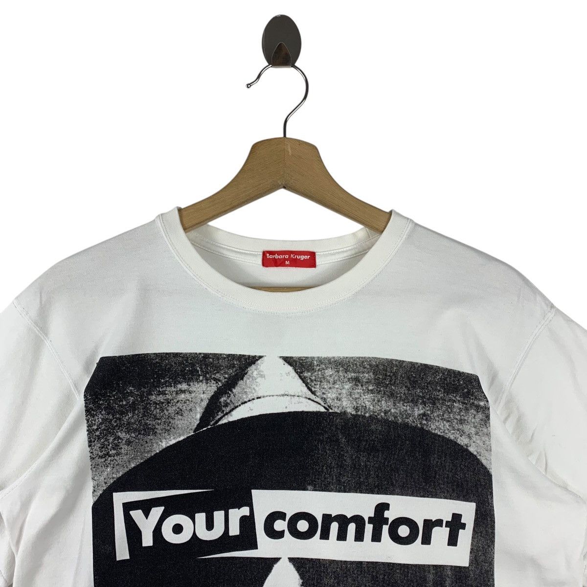 Barbara Kruger × Vintage Vintage BARBARA KRUGER your comfort is my silence tee shirt Size US M / EU 48-50 / 2 - 2 Thumbnail
