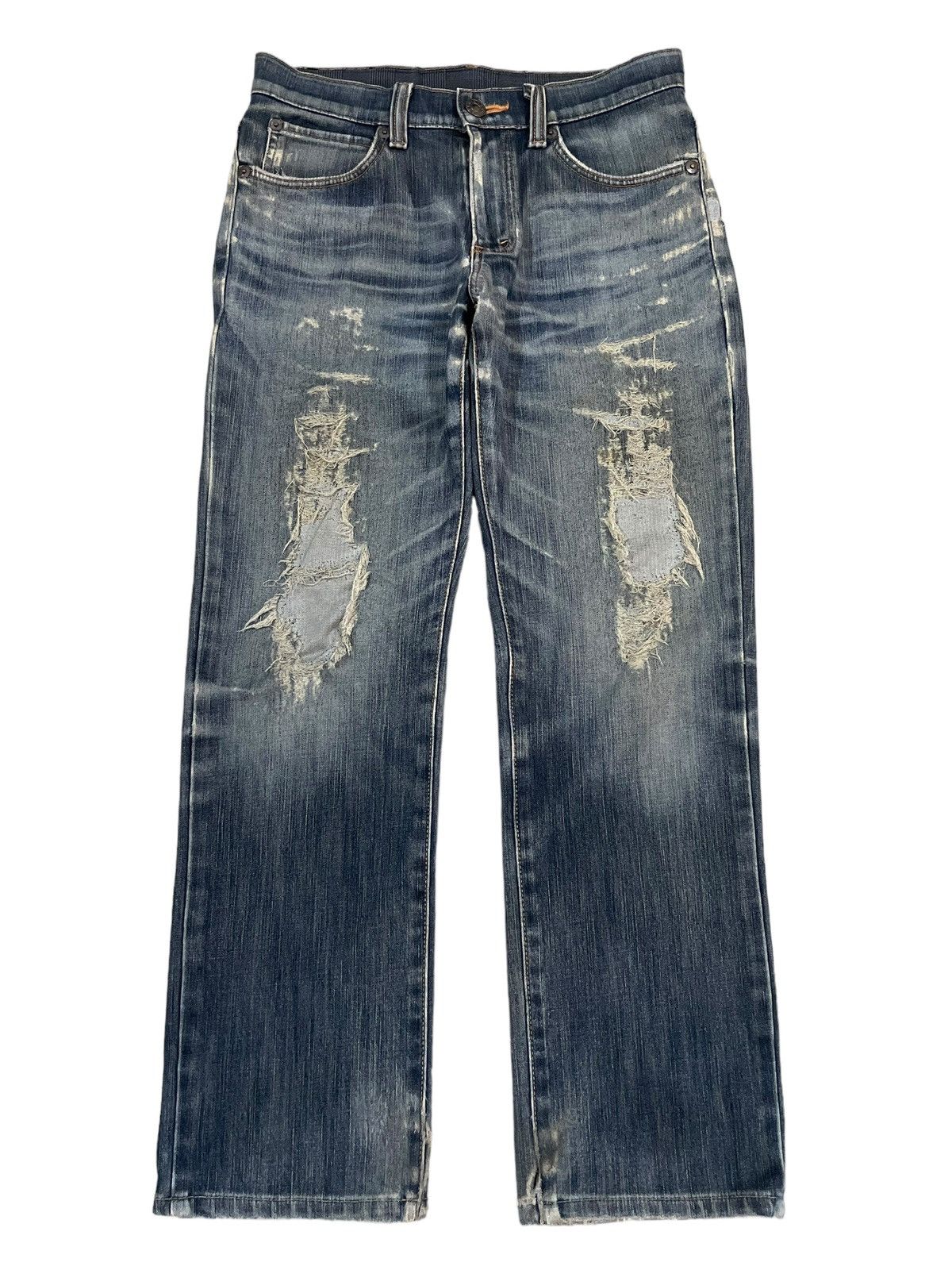 Edwin Vintage Edwin 503 Wildfire Rusty Fade Wash Distressed Jeans Size US 30 / EU 46 - 1 Thumbnail
