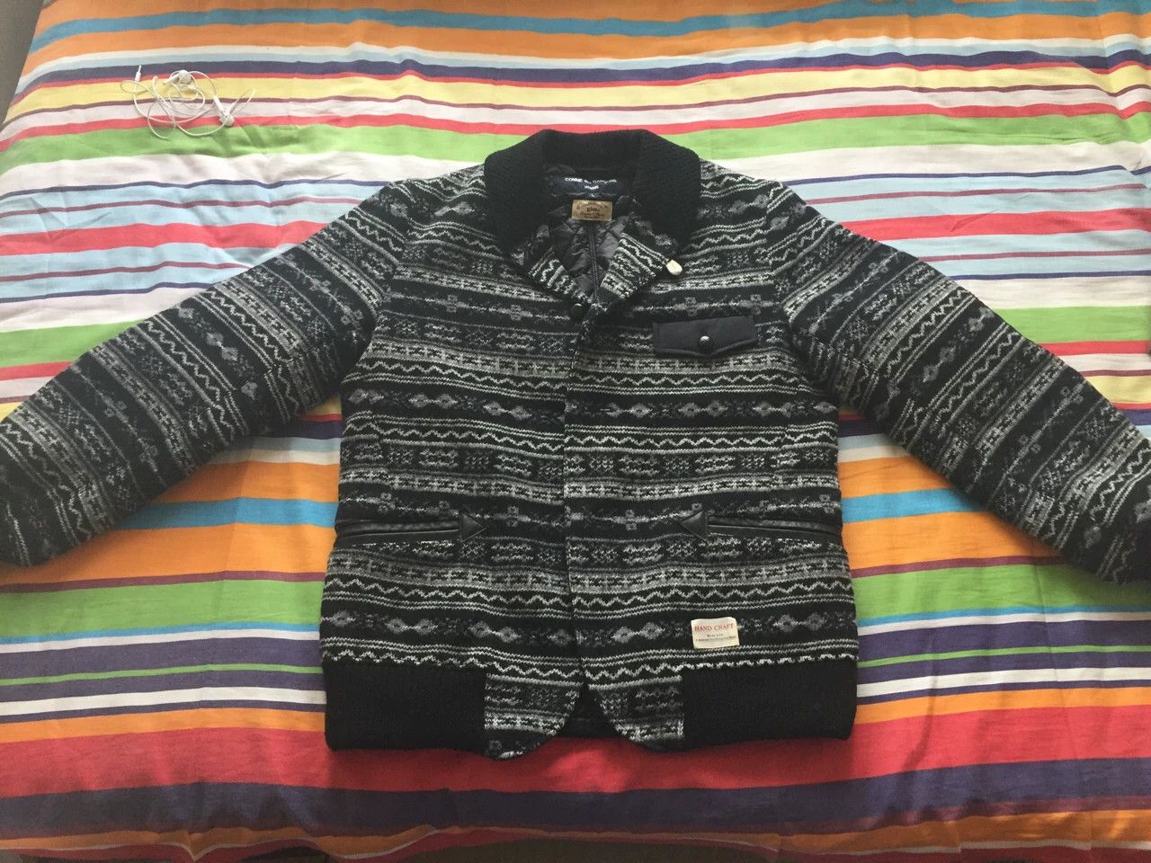 Visvim CDG x Gim Wool Jacket 17AW Size US L / EU 52-54 / 3 - 1 Thumbnail