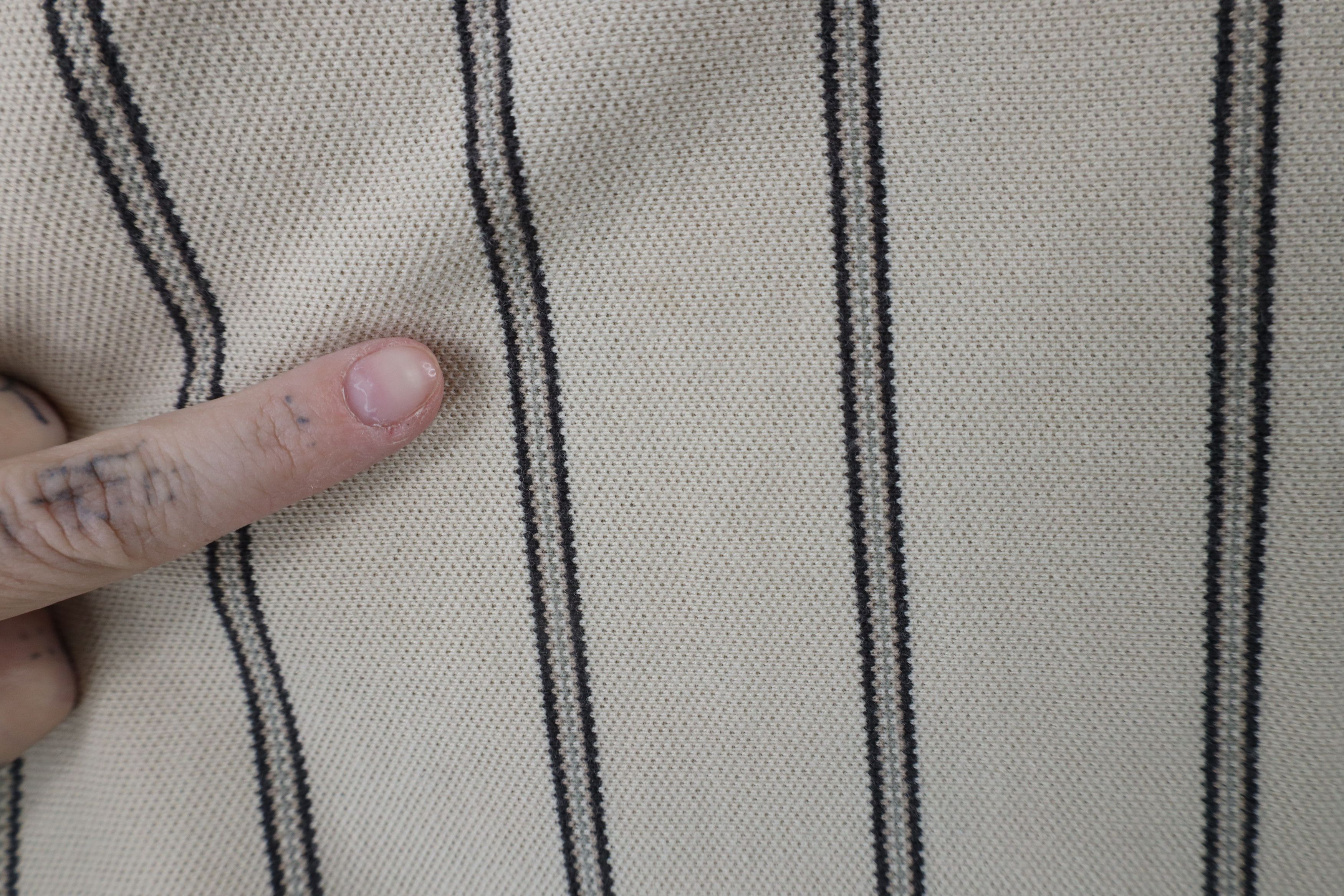 Vintage Vintage 90s Streetwear Striped Pique Cotton Golf Polo Shirt Size US L / EU 52-54 / 3 - 5 Thumbnail