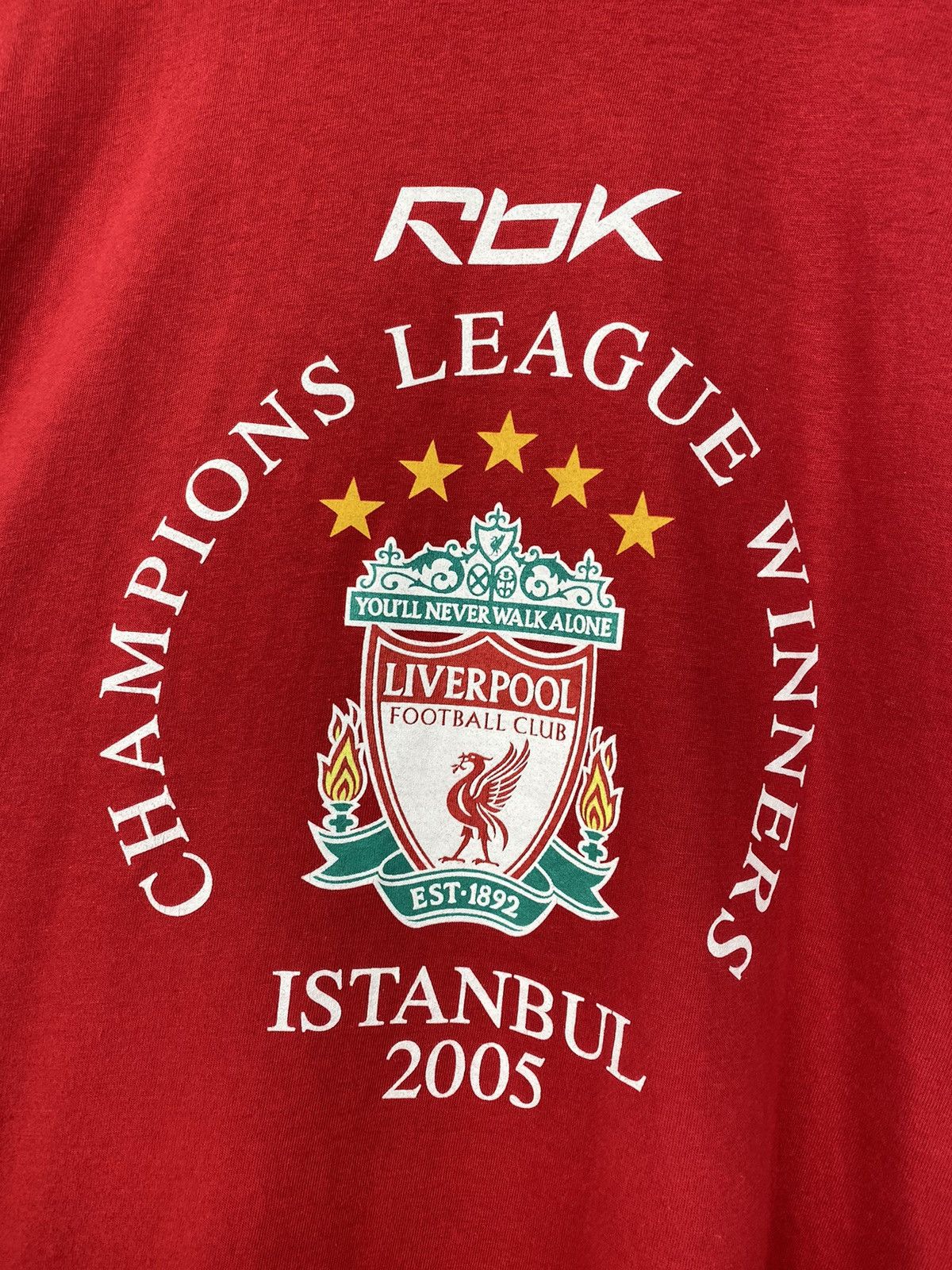 Reebok Vintage Liverpool 2005 Champions League T Shirt Manchester Size US L / EU 52-54 / 3 - 2 Thumbnail