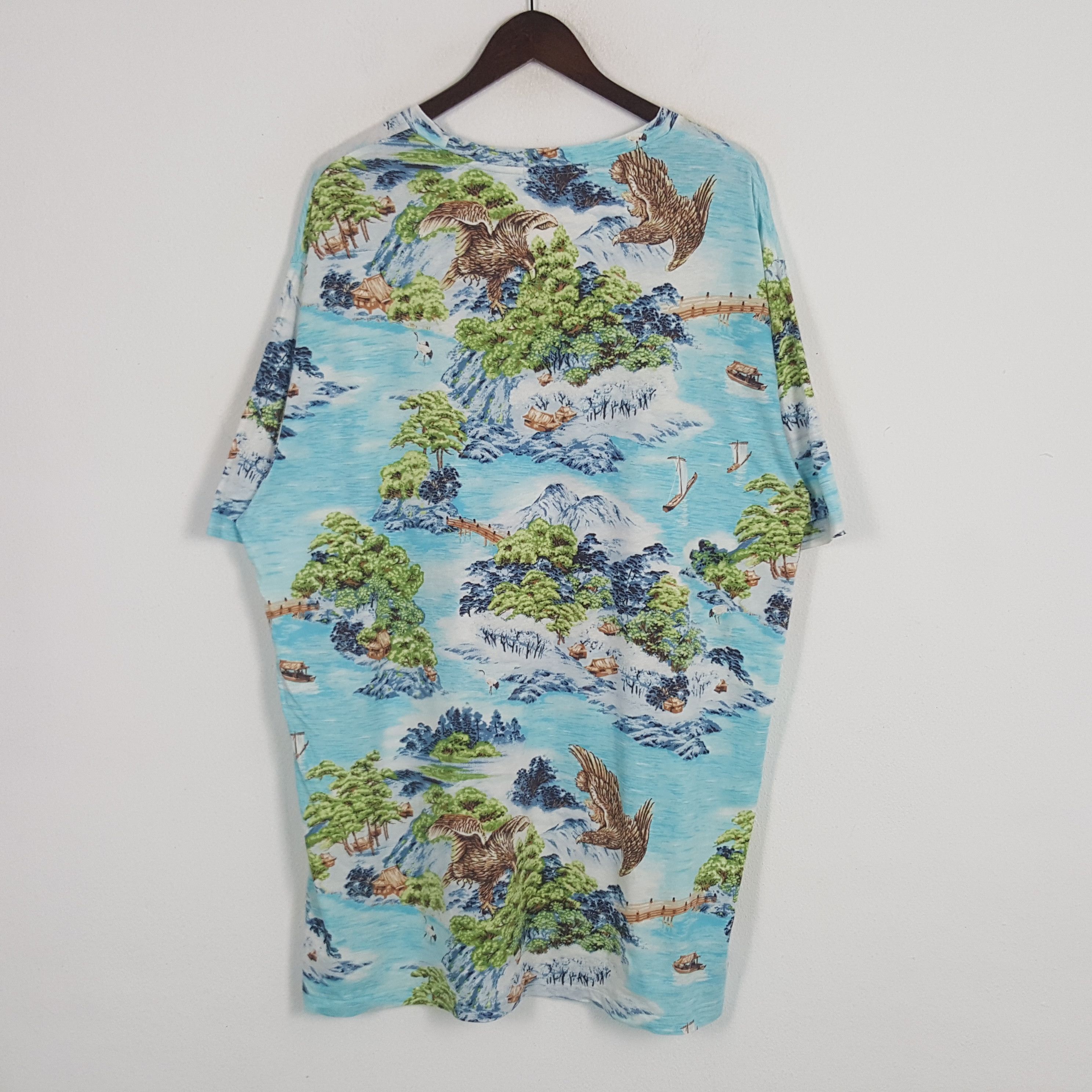 Polo Ralph Lauren × Vintage Vintage Polo Ralph Lauren Full Print Tshirt Size US XXL / EU 58 / 5 - 3 Thumbnail