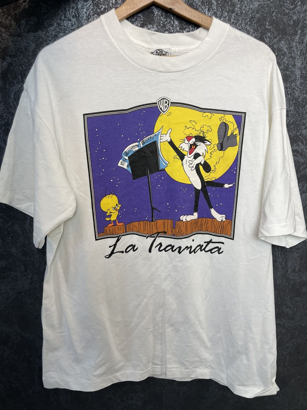 Cartoon Network × Vintage × Warner Bros 1991 Tweety and Sylvester t-shirt Looney Tunes Size US L / EU 52-54 / 3 - 1 Thumbnail