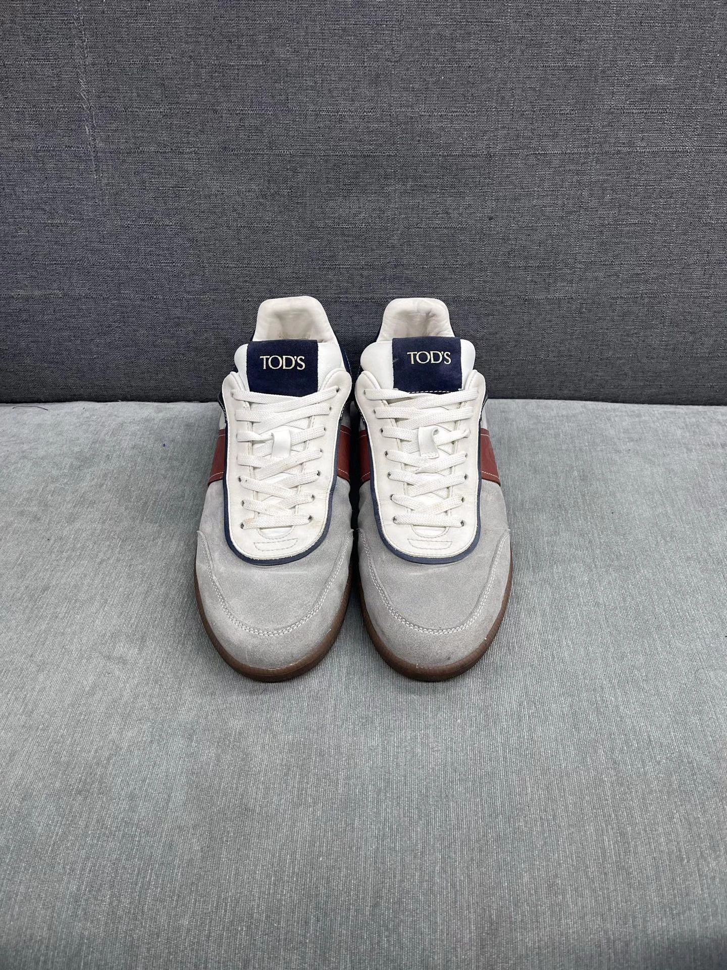 Tod's Tod’s suede & leather German trainer 42.5 Size US 8.5 / EU 41-42 - 2 Thumbnail