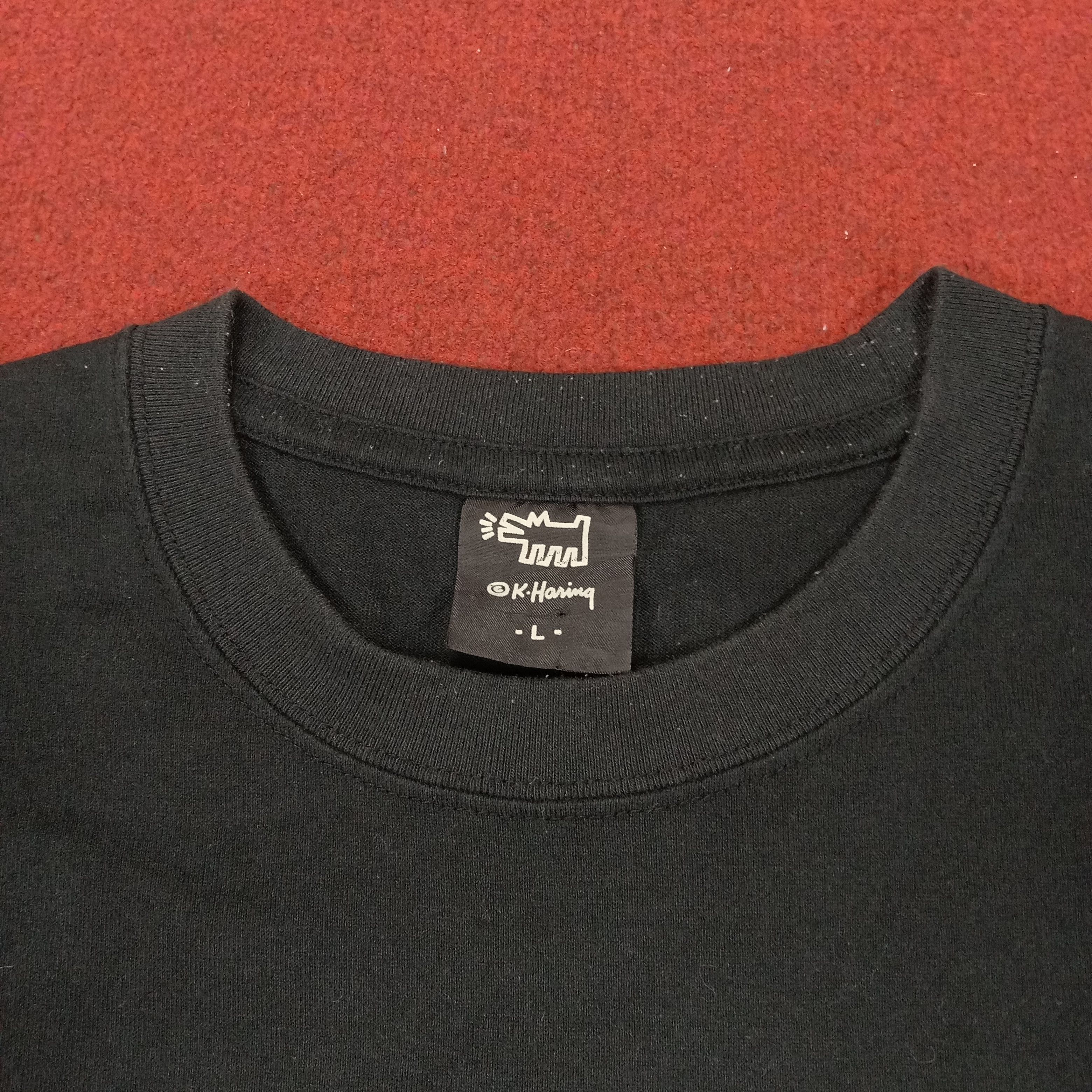Keith Haring × Vintage Keith Haring Tshirt Art Streetwear Style Size US L / EU 52-54 / 3 - 6 Thumbnail