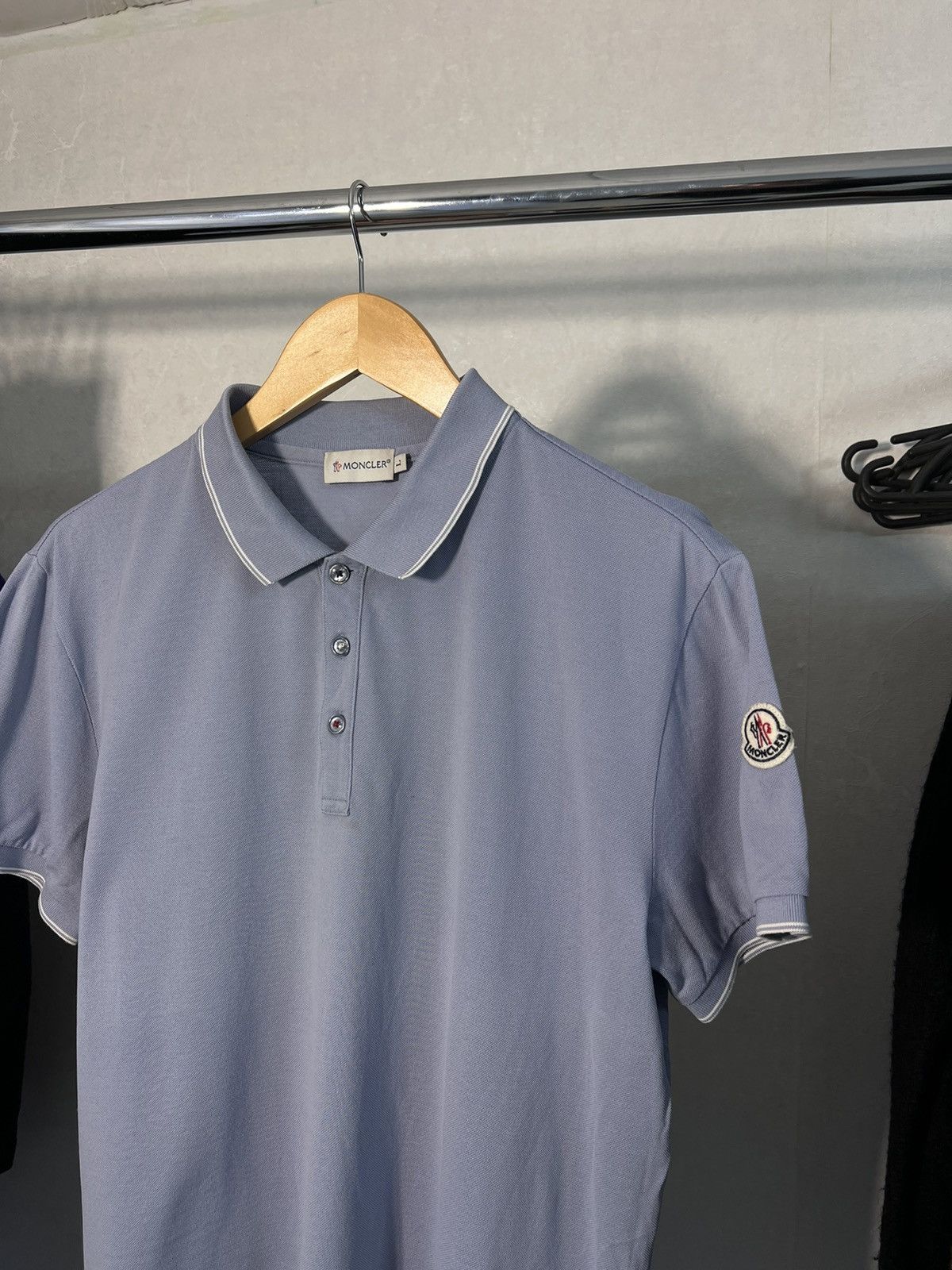 Moncler Moncler Maglia Polo Manica Corta T Shirt Size US L / EU 52-54 / 3 - 2 Thumbnail