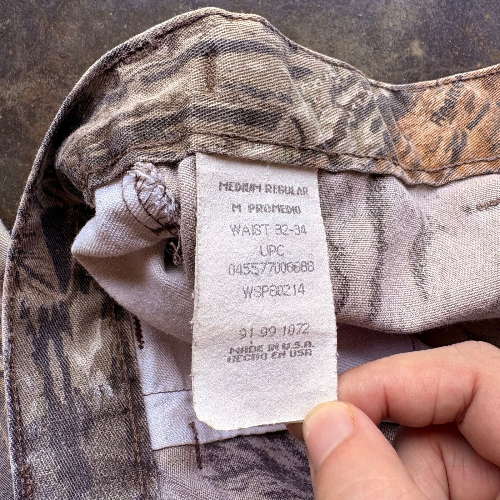 Realtree Vintage Faded Realtree Baggy Cargo Camo Pants Size US 34 / EU 50 - 3 Thumbnail