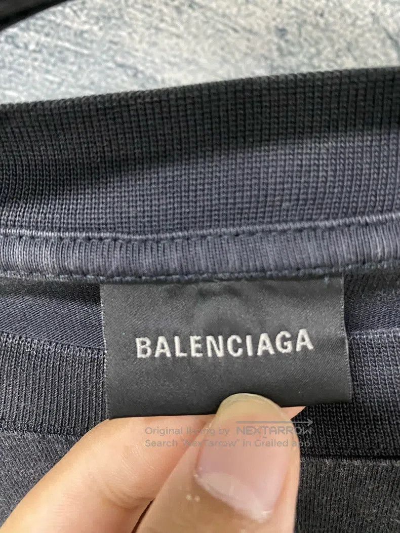 Balenciaga Balenciaga Letter Print Round Neck Short Sleeve T-Shirt Size US M / EU 48-50 / 2 - 4 Thumbnail