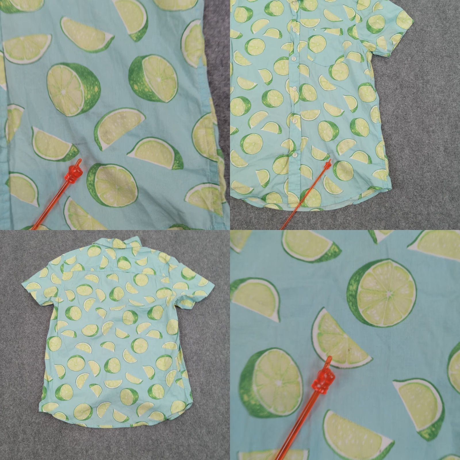 Vintage Urban Pipeline Mens Blue Geometric Button Up Short Sleeve Shirt Small Size US S / EU 44-46 / 1 - 8 Thumbnail