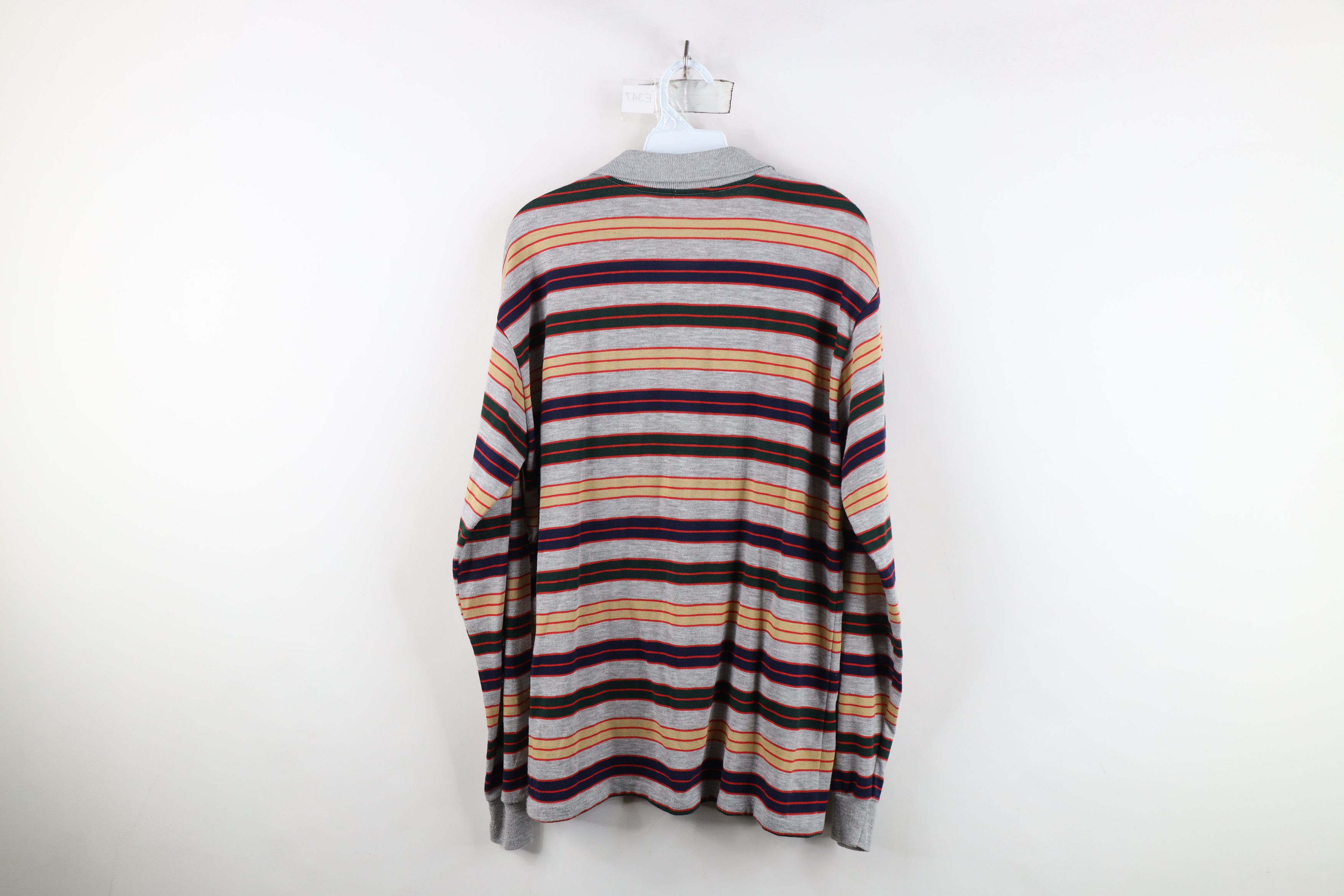 Vintage Vintage 70s Streetwear Knit Long Sleeve Rugby Polo USA Size US XL / EU 56 / 4 - 11 Thumbnail
