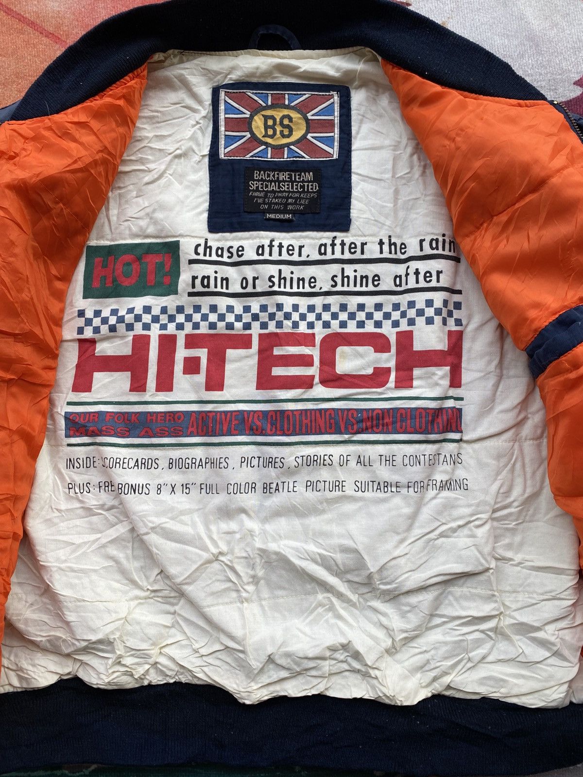 Sports Specialties × Vintage Vintage SRC racing team 80s bomber jacket zip up Size US M / EU 48-50 / 2 - 9 Thumbnail