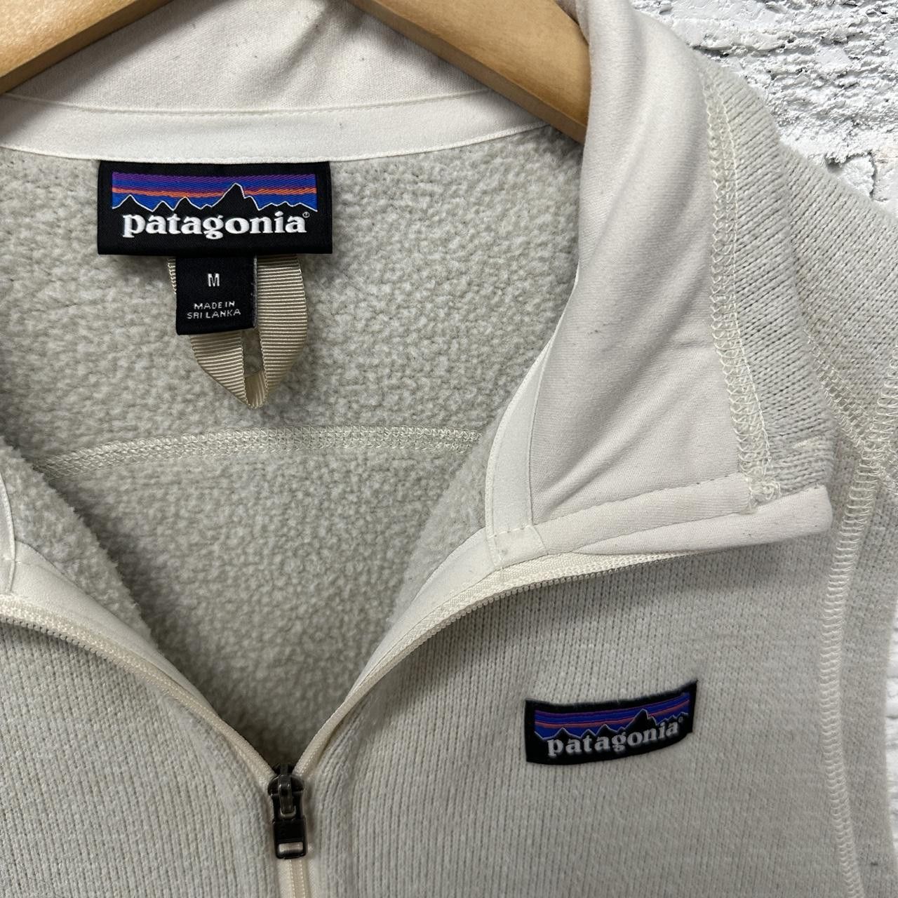 Patagonia Patagonia Fleece Zip Up Vest White Women’s Medium Size M / US 6-8 / IT 42-44 - 4 Thumbnail