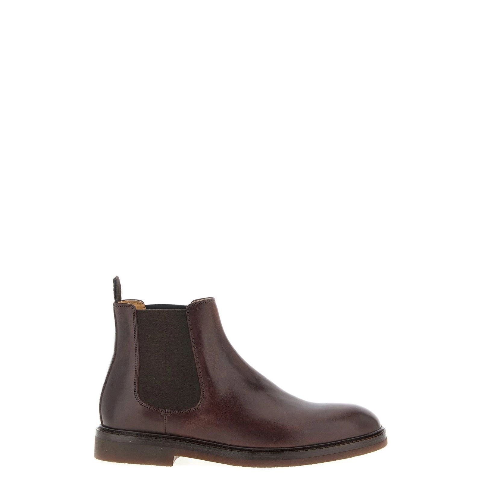 Brunello Cucinelli BRUNELLO CUCINELLI Cocoa Leather Ankle Boots New & Authentic Size US 11 / EU 44 - 1 Thumbnail