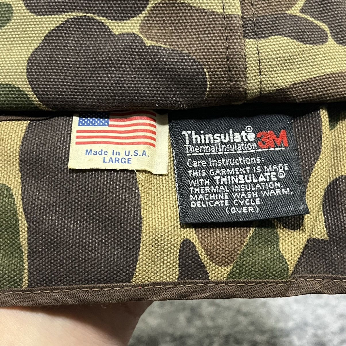 Carhartt VINTAGE 90s CARHARTT CAMO WORKWEAR THINSULATE HUNTING HAT Size ONE SIZE - 6 Thumbnail