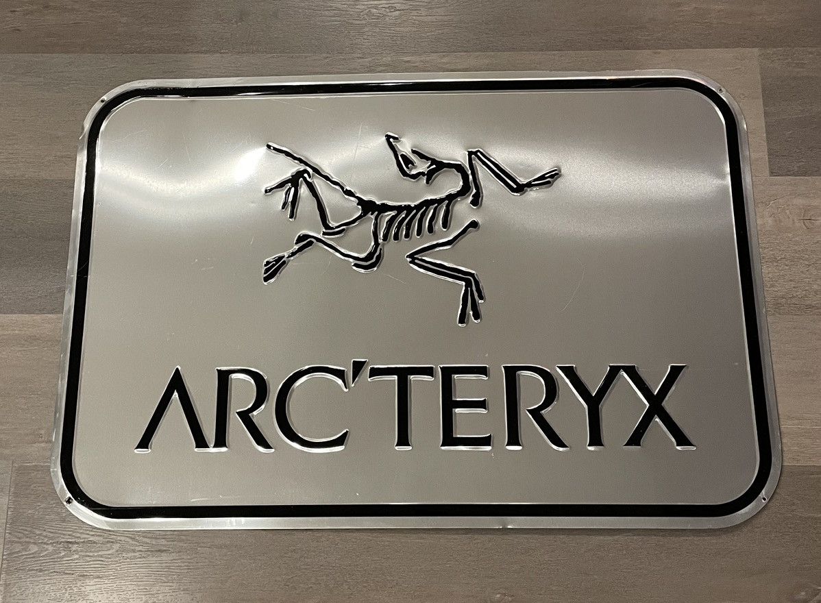 Arc'teryx × Vintage Crazy Vintage Arc’teryx Aluminum Store Display Sign Y2K Era Size ONE SIZE - 10 Thumbnail