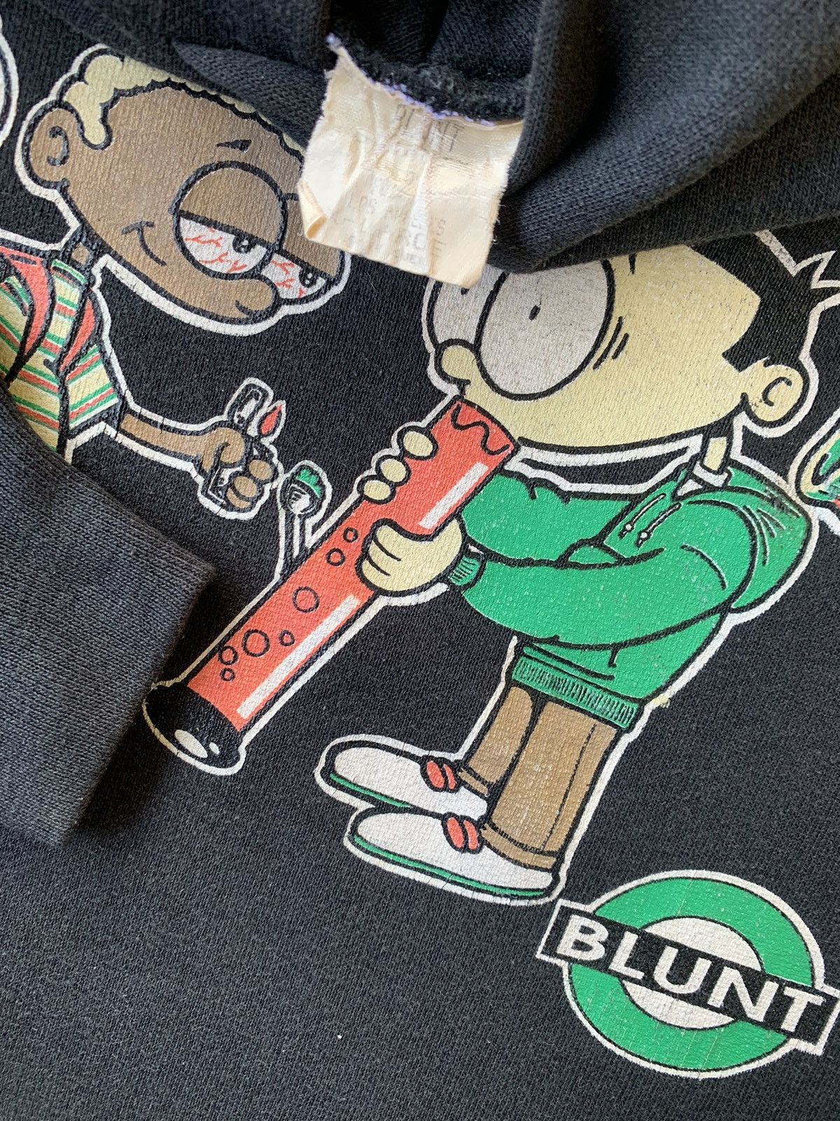Other RARE vintage 90s BLUNT skateboard hoodie Size US XL / EU 56 / 4 - 5 Thumbnail