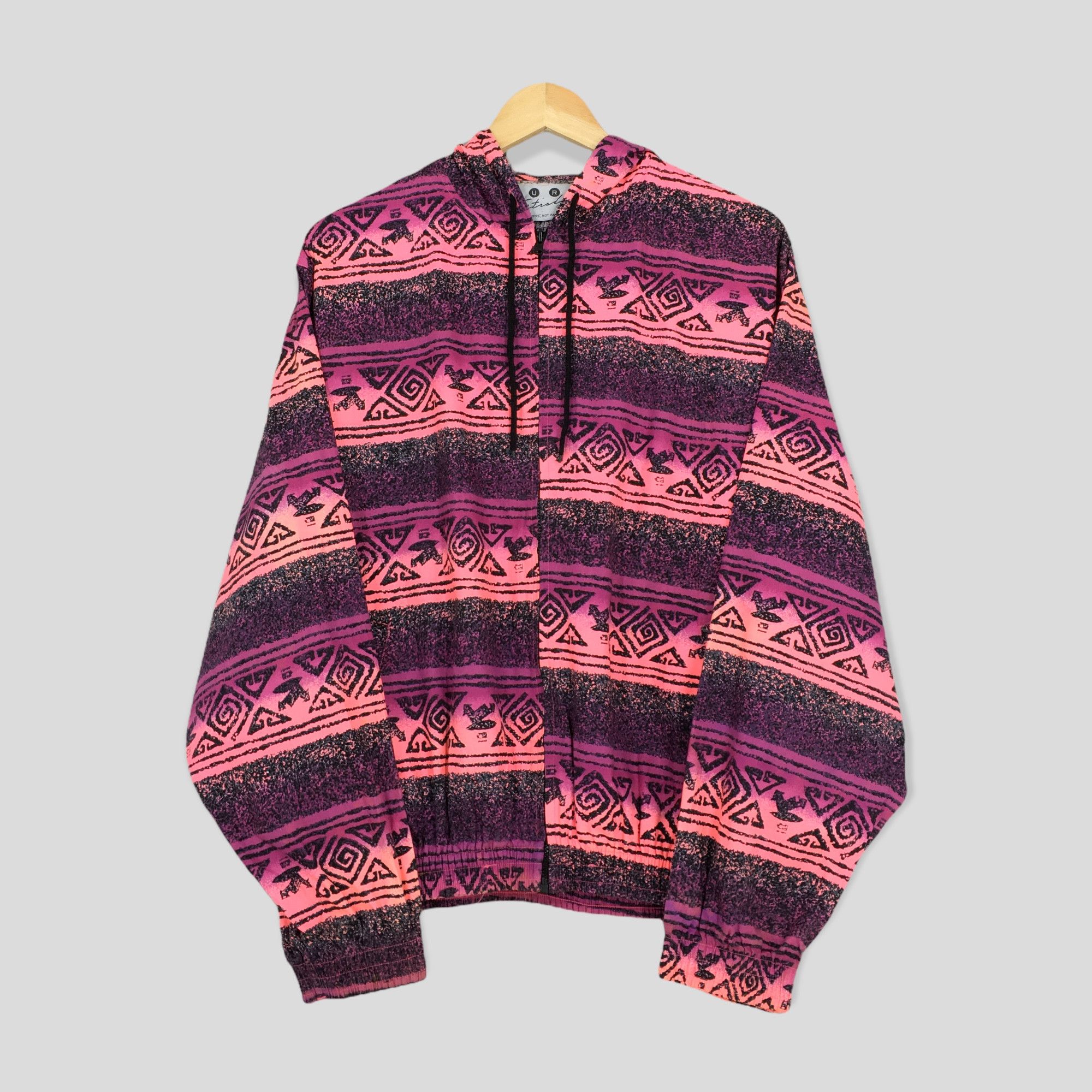 Other Vintage 90's Surf Fetish Hoodie Abstract Pattern Jacket Size US L / EU 52-54 / 3 - 1 Thumbnail
