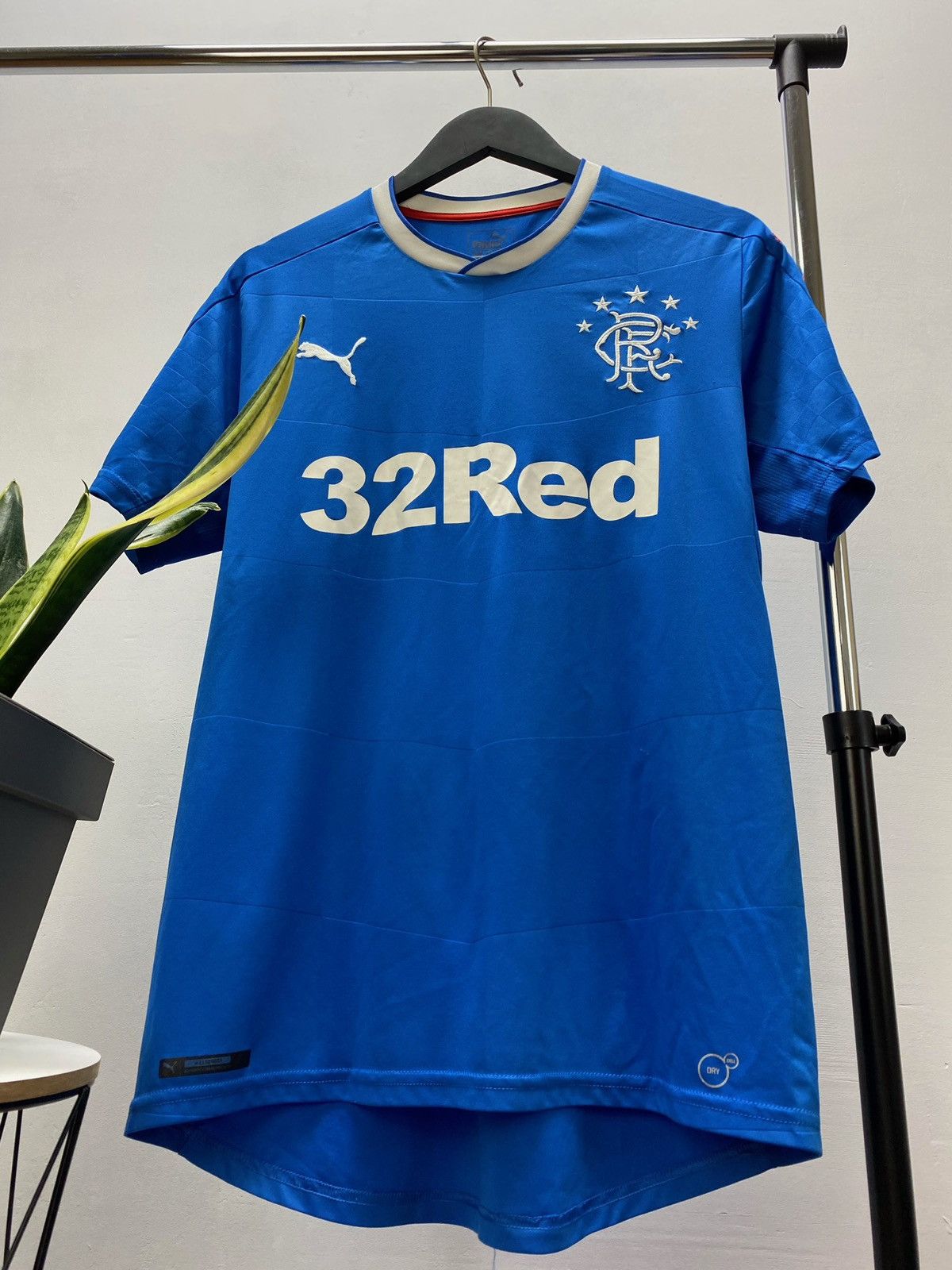 Puma GLASGOW RANGERS 2016-2018 HOME PUMA FOOTBALL SHIRT JERSEY Size US M / EU 48-50 / 2 - 2 Thumbnail
