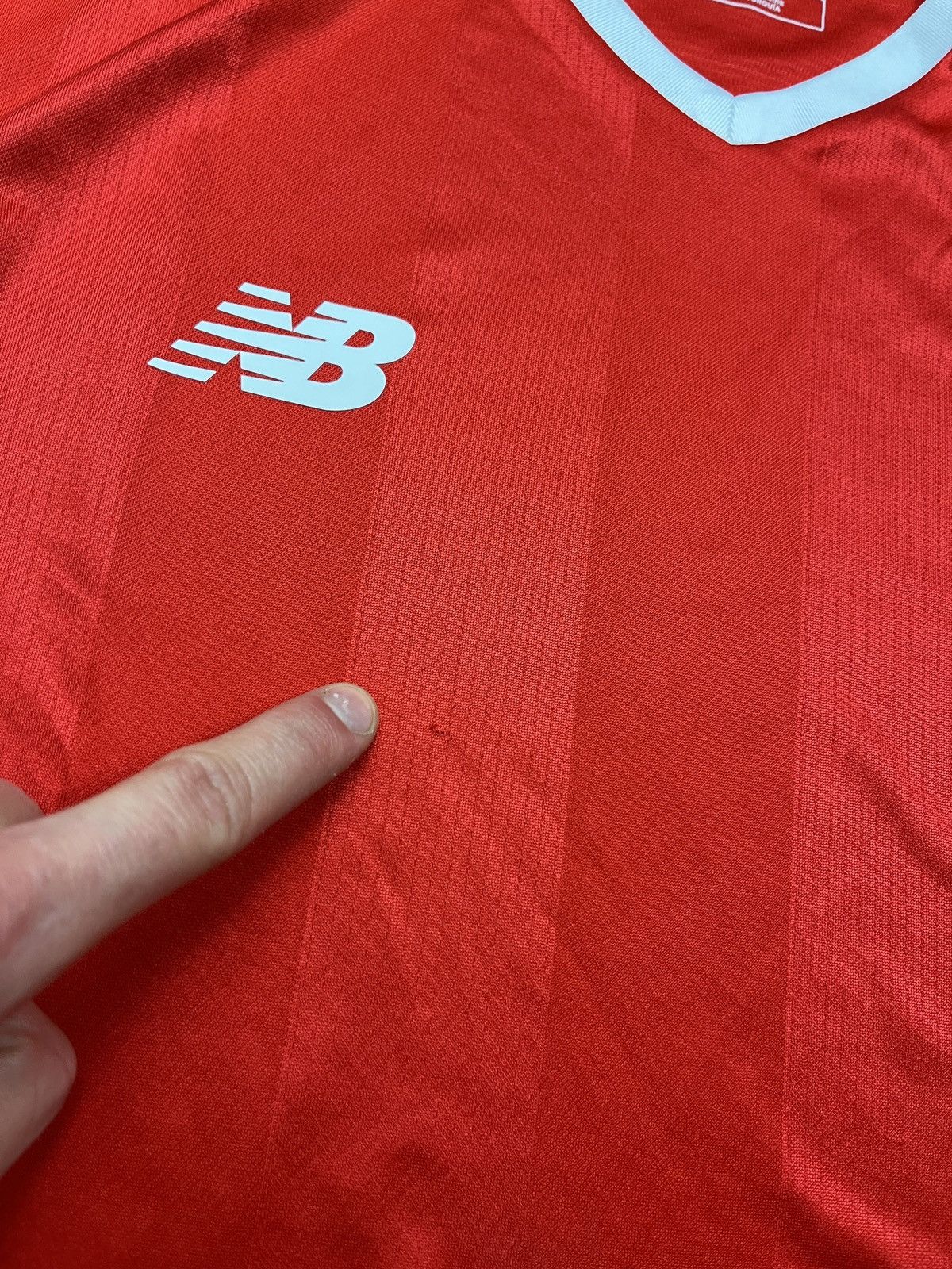 New Balance Sevilla FC 2017 New Balance Longsleeve Shirt Soccer Jersey Size US XL / EU 56 / 4 - 10 Thumbnail