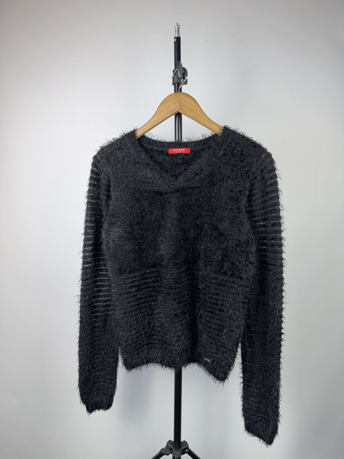Guess Designer Avant Garde Fluffy Mohair Guess long sleeve seater Size M / US 6-8 / IT 42-44 - 1 Thumbnail