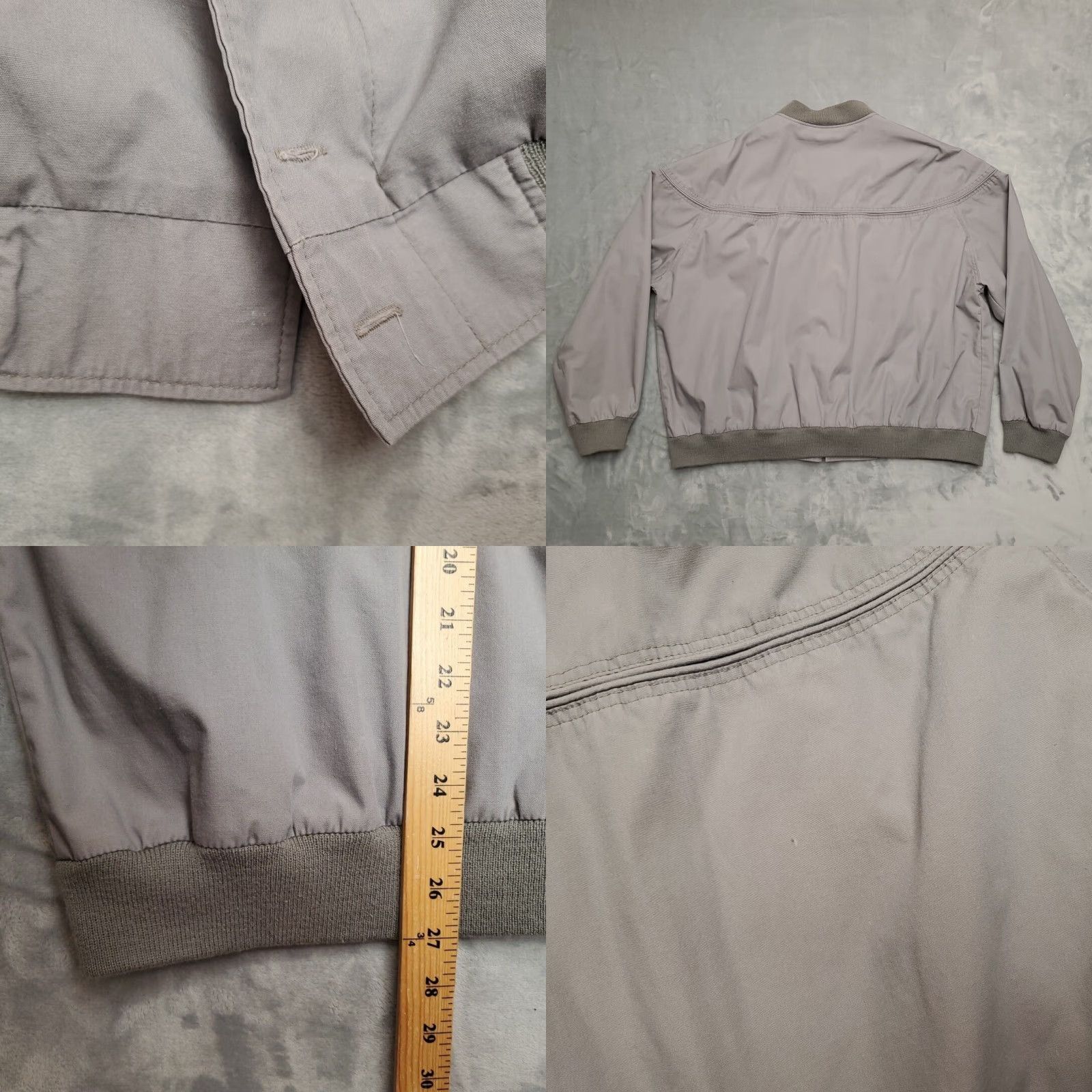 Vintage VINTAGE Wentworth Bomber Jacket Mens 2XL Gray Poplin Outdoor Read Size US XXL / EU 58 / 5 - 8 Thumbnail