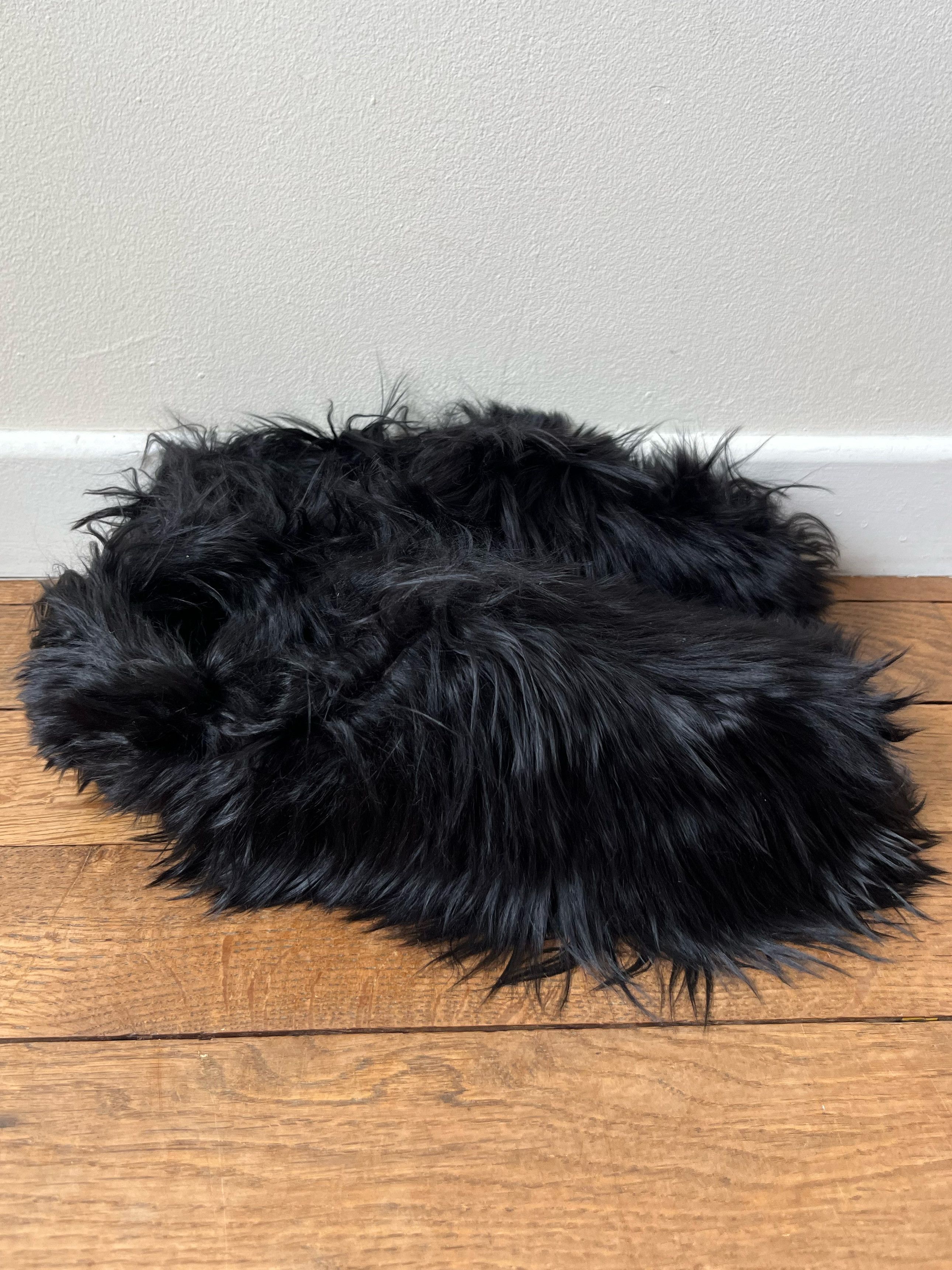 Celine × Phoebe Philo Celine by Phoebe Philo Alpaca Fur Sabot Mules Size US 7 / IT 37 - 2 Thumbnail