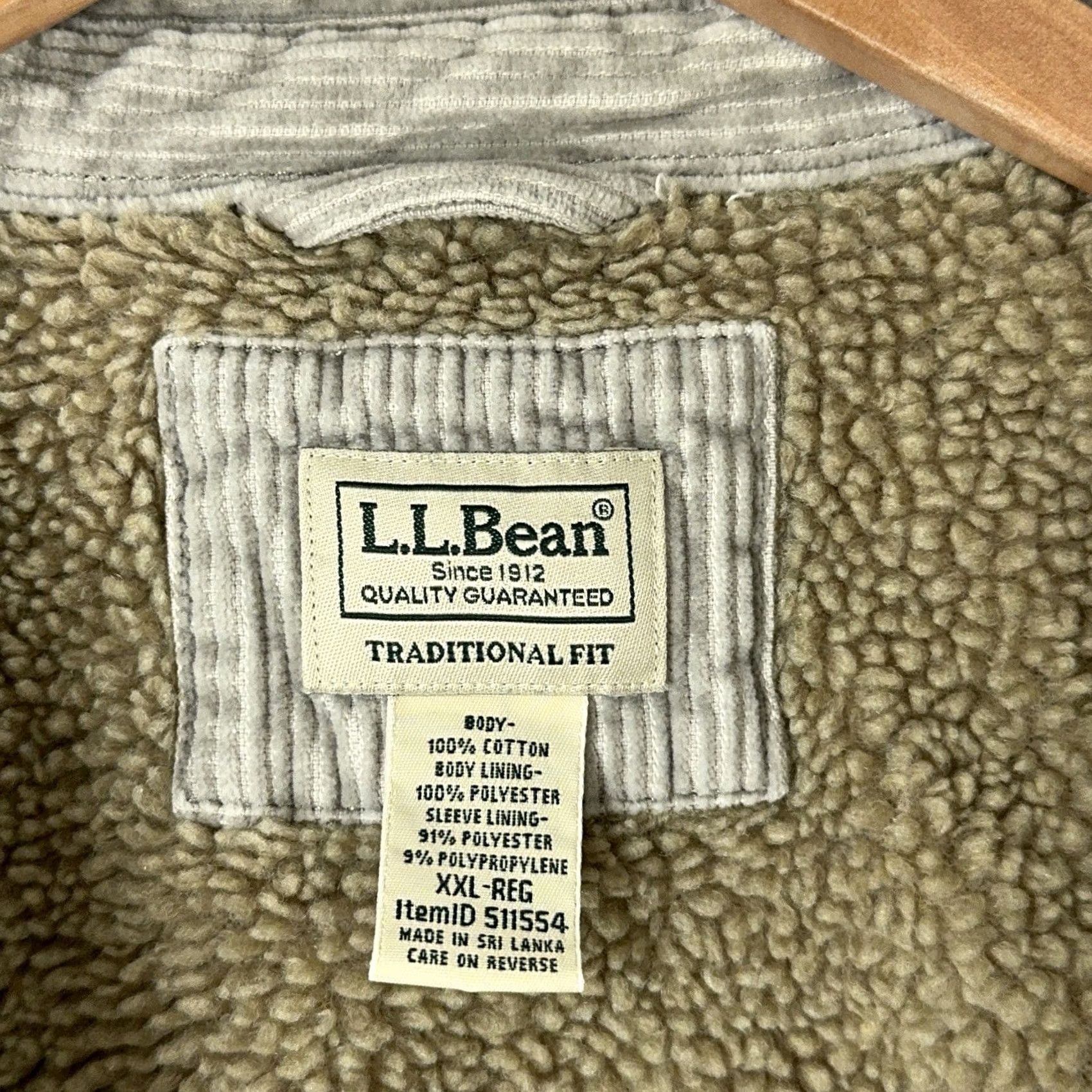 Vintage VINTAGE L.L. Bean Corduroy Shirt Jacket Mens 2XL Gray Bomber Heritage Shacket Size US XXL / EU 58 / 5 - 2 Thumbnail