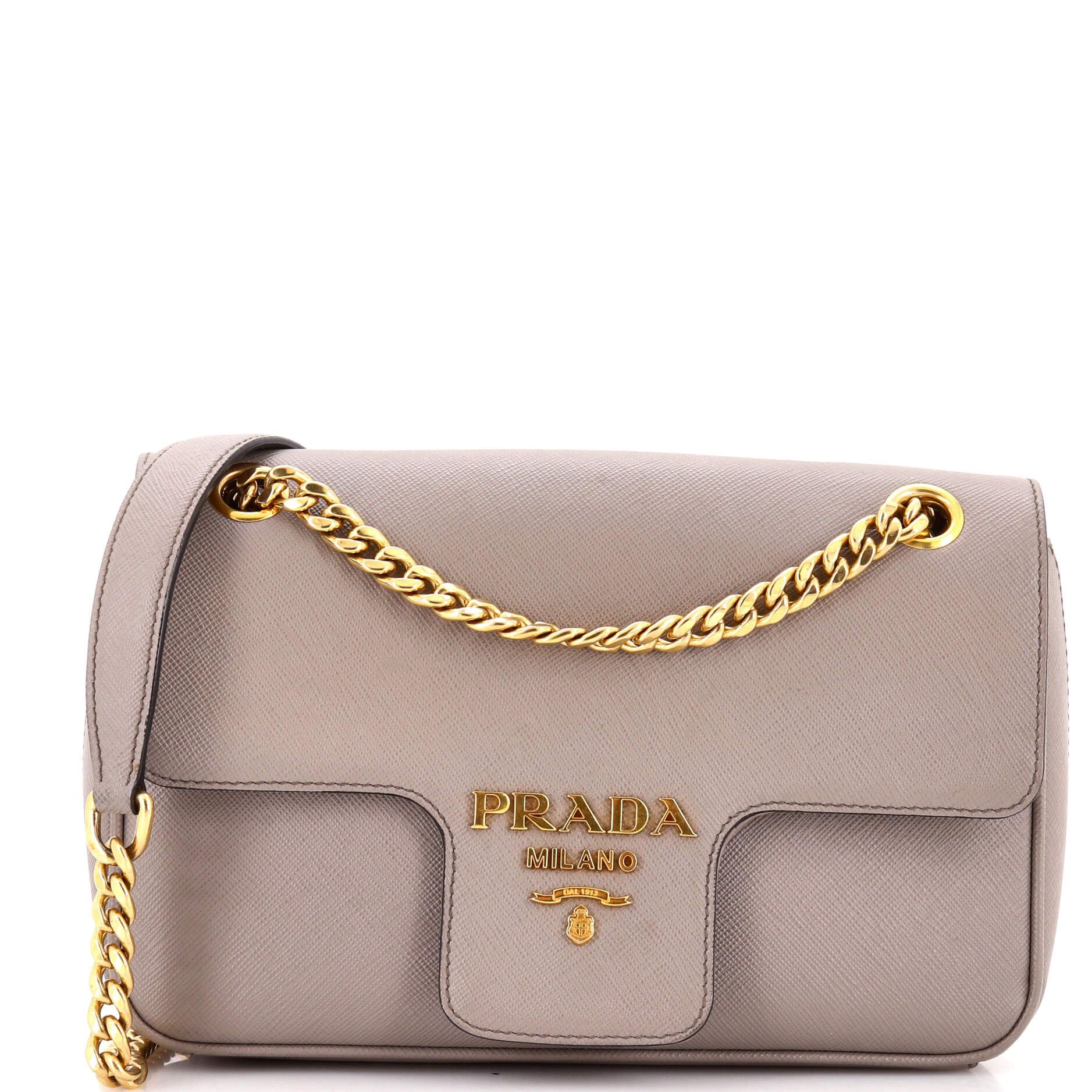Prada Pattina Flap Shoulder Bag, Women's