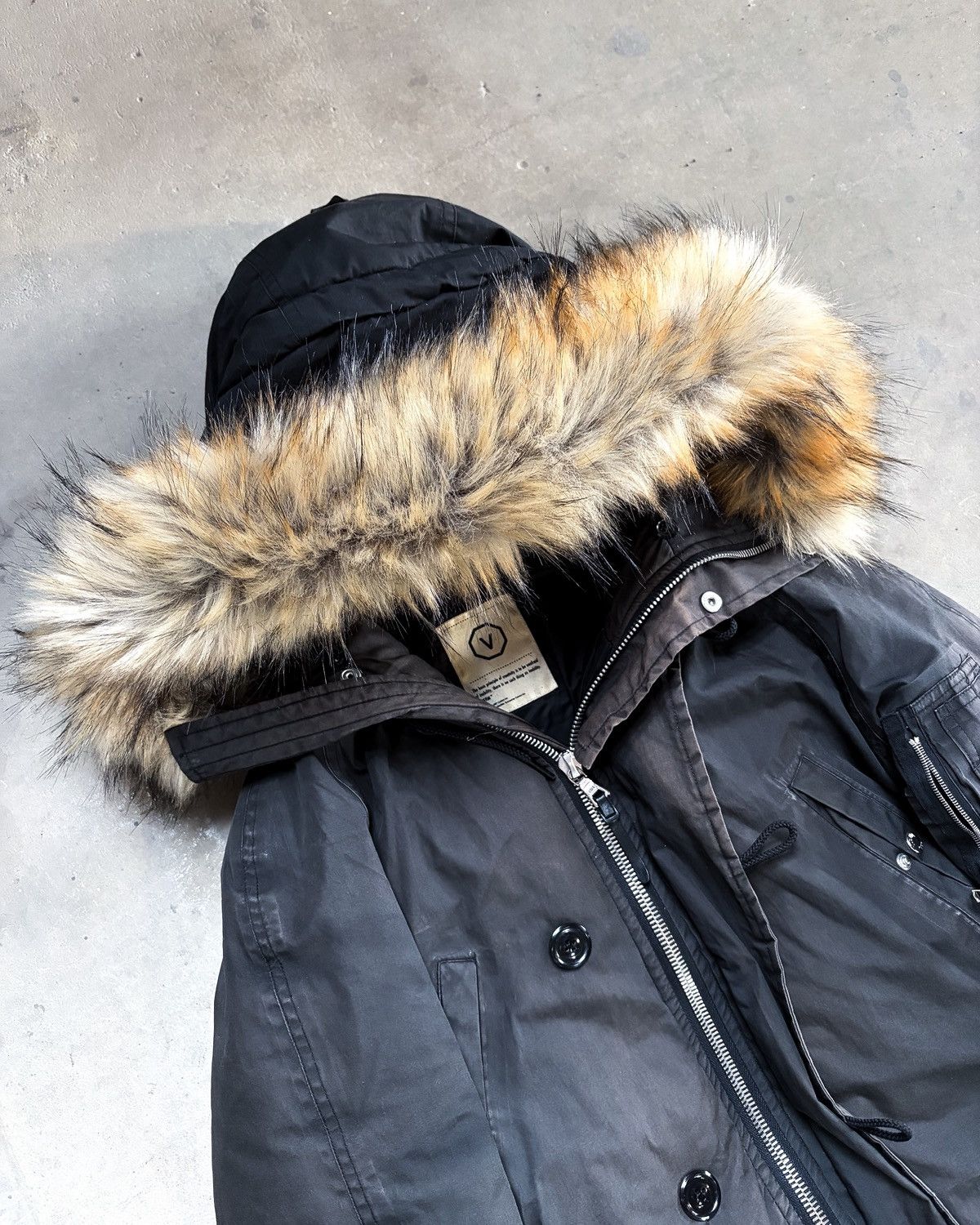 Visvim A/W15 UNEVEN DYE VALDEZ PARKA Size US S / EU 44-46 / 1 - 3 Thumbnail