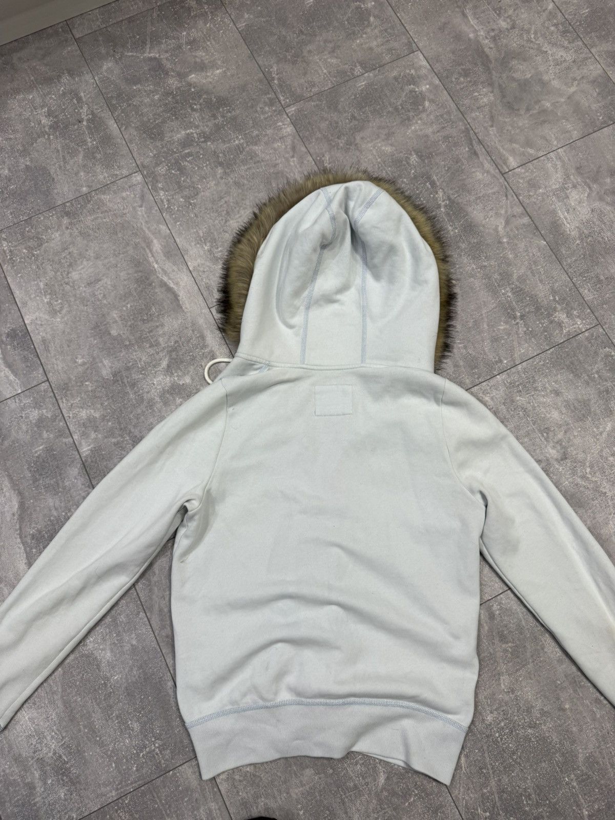 Abercrombie & Fitch Vintage Abercrombie & Fitch Fur Zip Hoodie Y2K Size US M / EU 48-50 / 2 - 8 Thumbnail