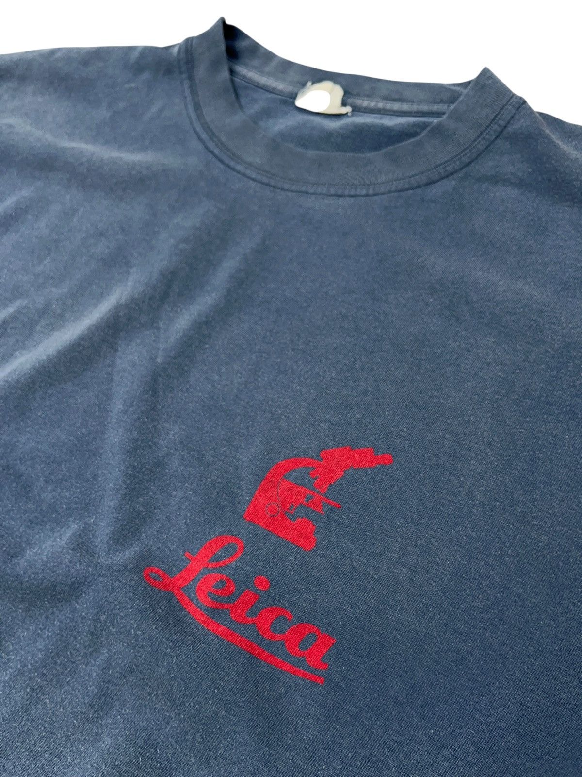 Vintage Vintage 90s Leica Camera Lens Super Faded German T-Shirt Size US L / EU 52-54 / 3 - 6 Thumbnail