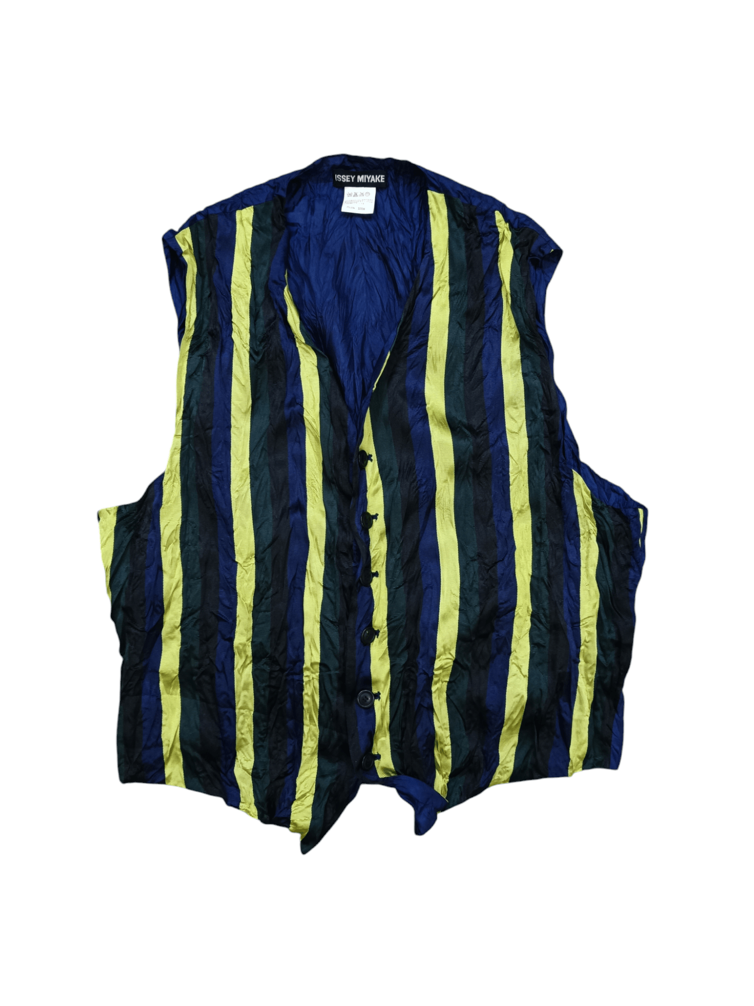 Issey Miyake × Pleats Please Issey Miyake Crumple Waistcoat Size US M / EU 48-50 / 2 - 1 Thumbnail
