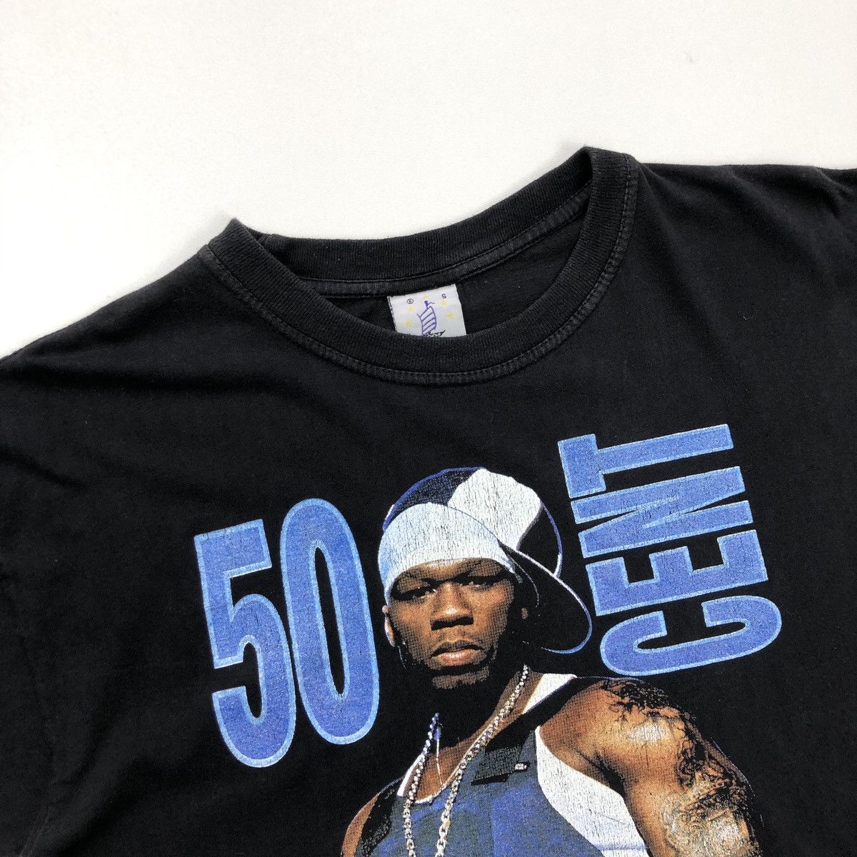Rap Tees 50 Cent 00’s Printed Rap Tee 2000 Vintage T-Shirt Black Size US S / EU 44-46 / 1 - 2 Thumbnail