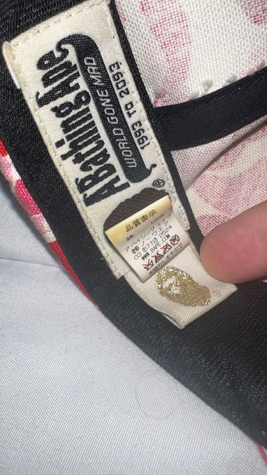 Bape Pink Camo Hat OG Bape Size ONE SIZE - 7 Thumbnail